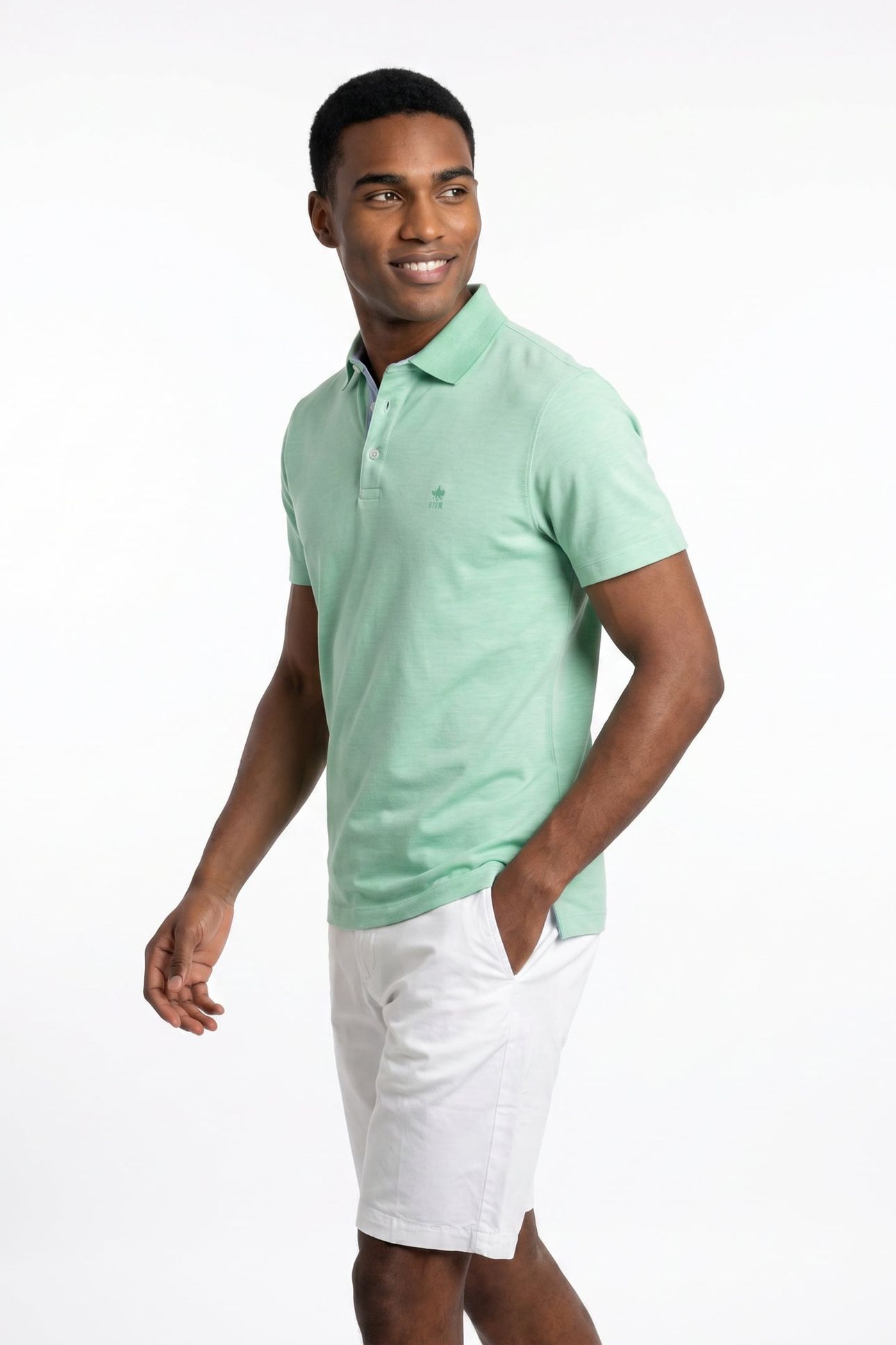 BASIC CHINO SHORT STRETCH WHITE 2
