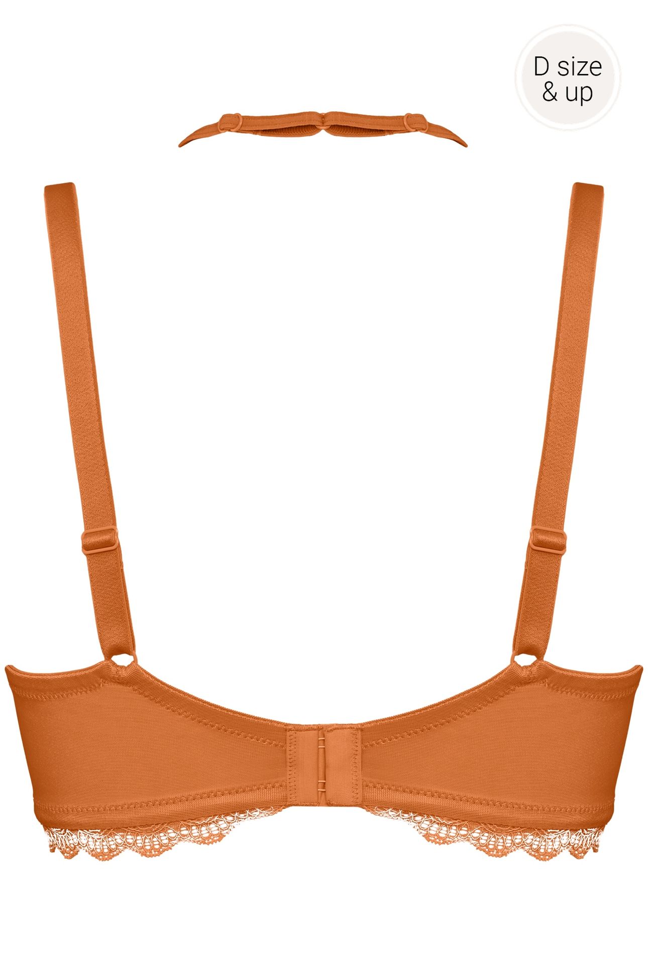 CARITA BRABALCONYWIRED UNPADDED ORANGE 4