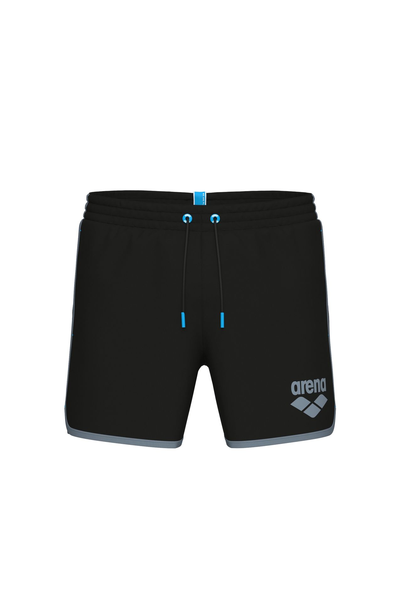 BIG LOGO BORDERS BEACH SHORT BLACK-SEAFOAM 6