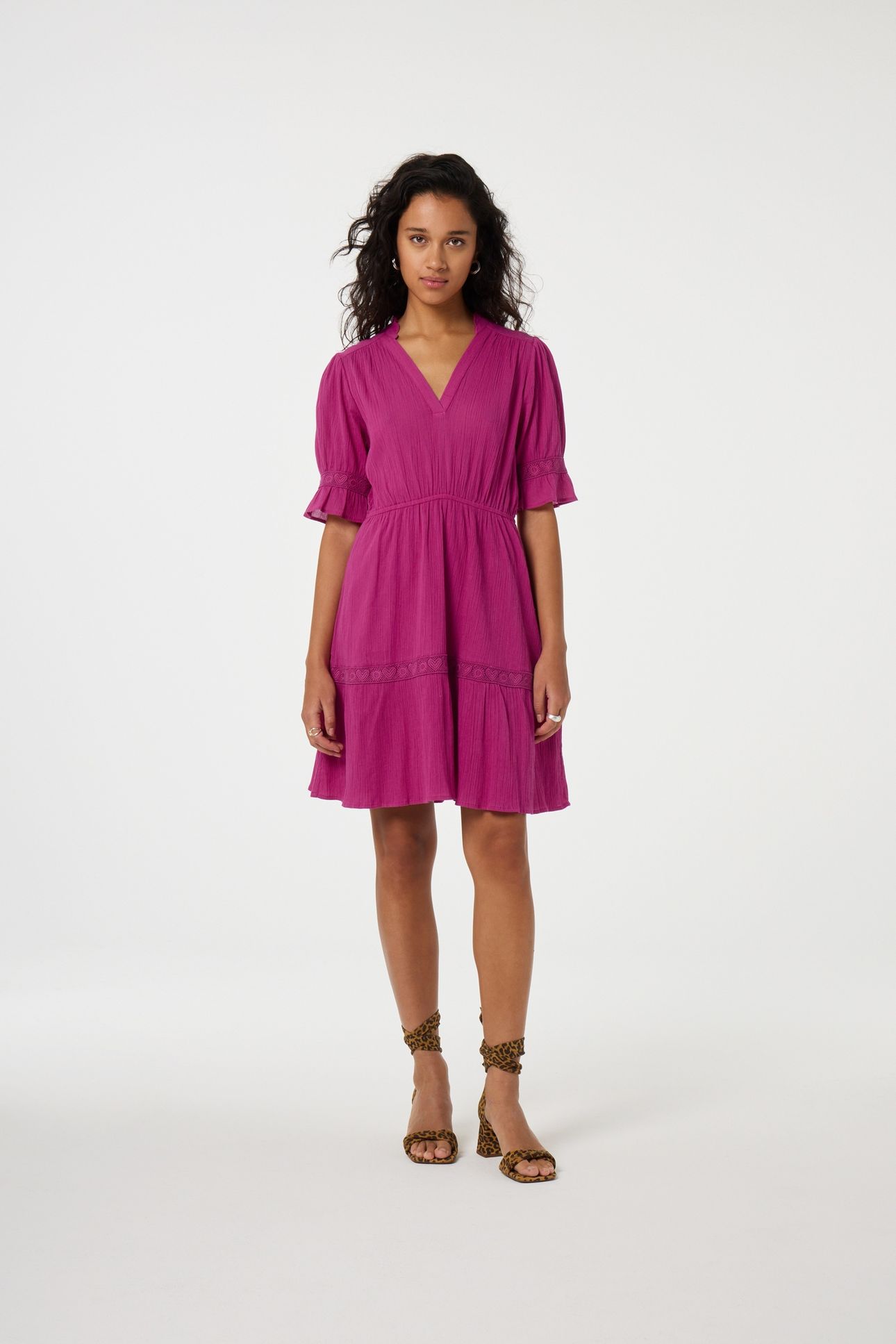ARUNA DRESS PINK CRAZE 1