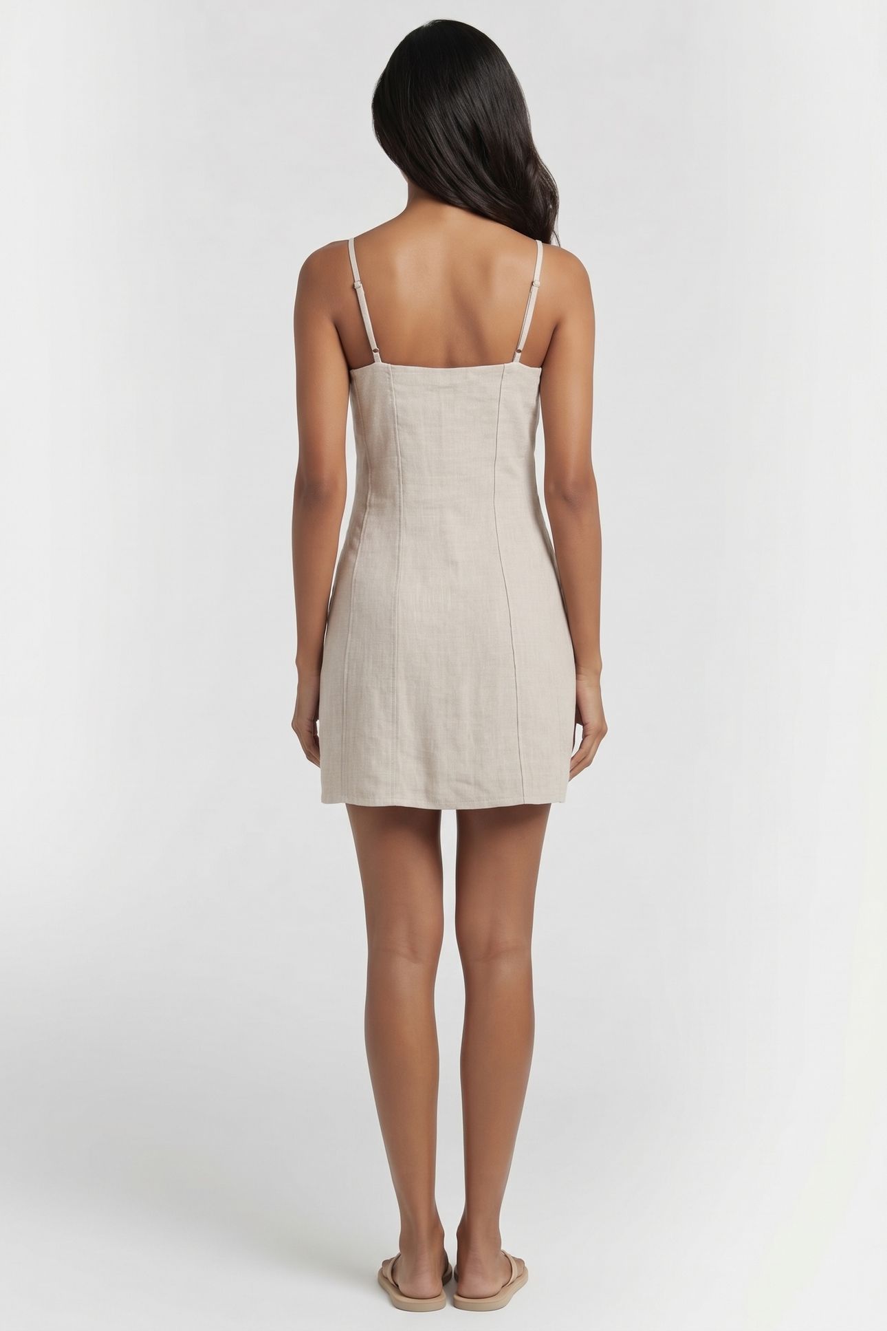 OMA DRESS BEIGE 2