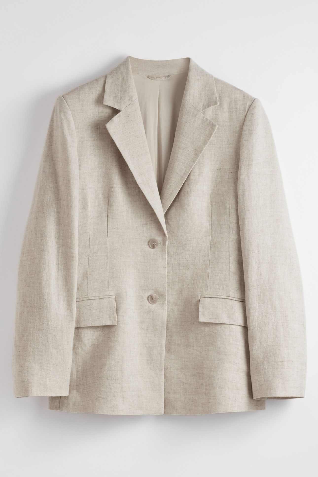 KAIA LINEN BLAZER BEIGE 1