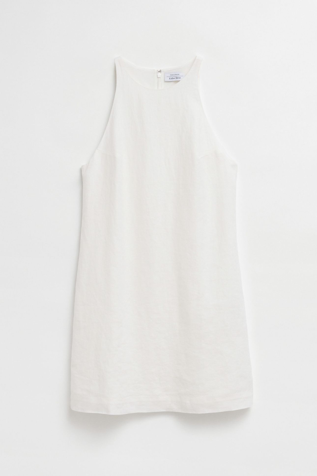 KITTY LINEN DRESS WHITE 3