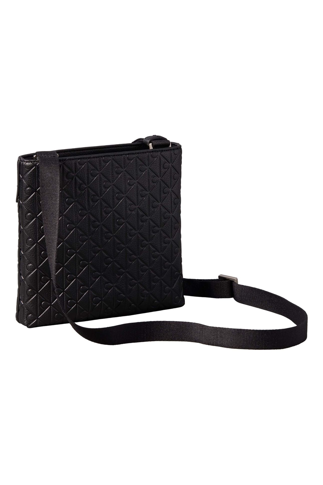 EMBLEM EMBOSS SLING BAG BLACK 3