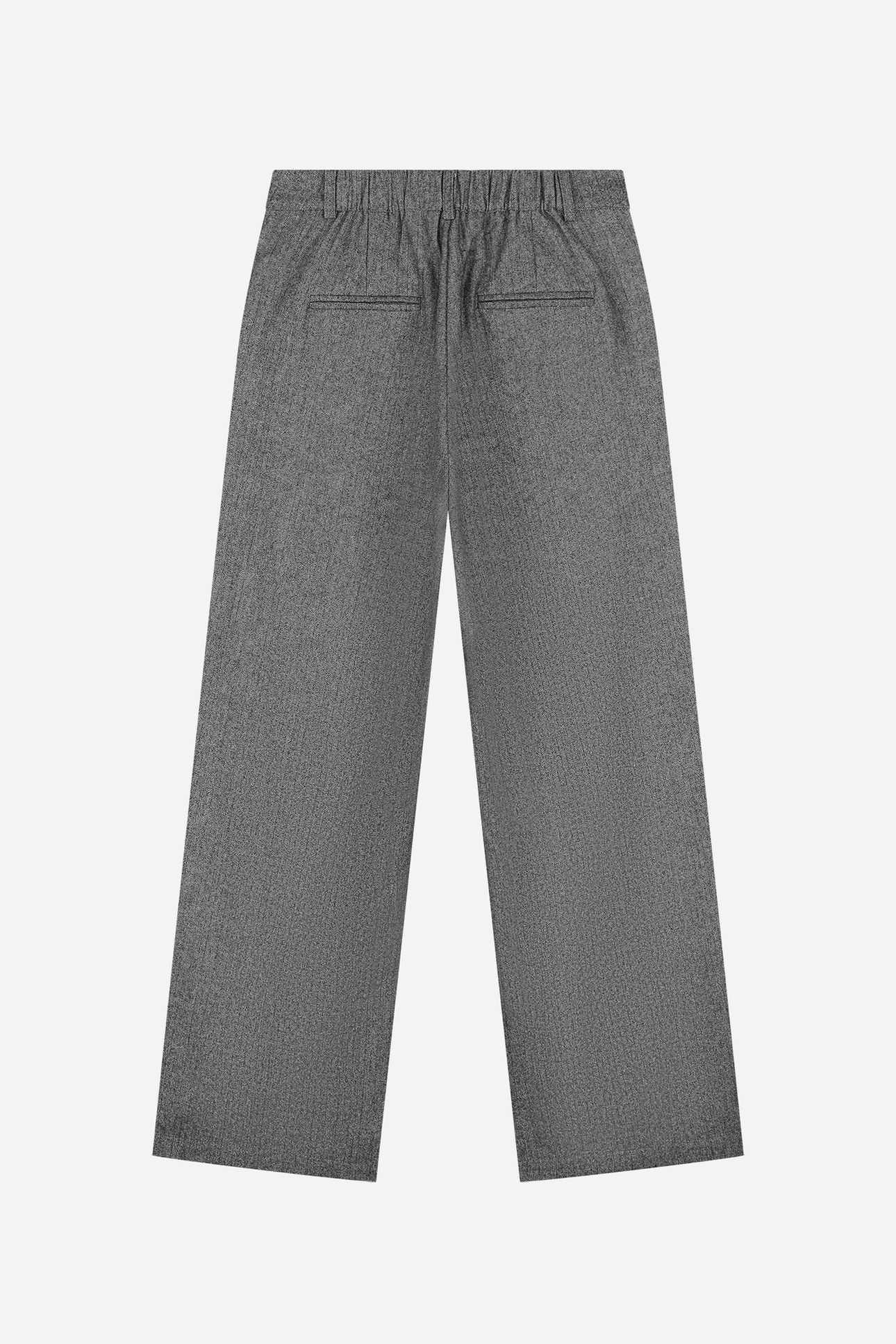 NOUS SOMMES LABELS – JOSIE HERRINGBONE PANTS GREY 4