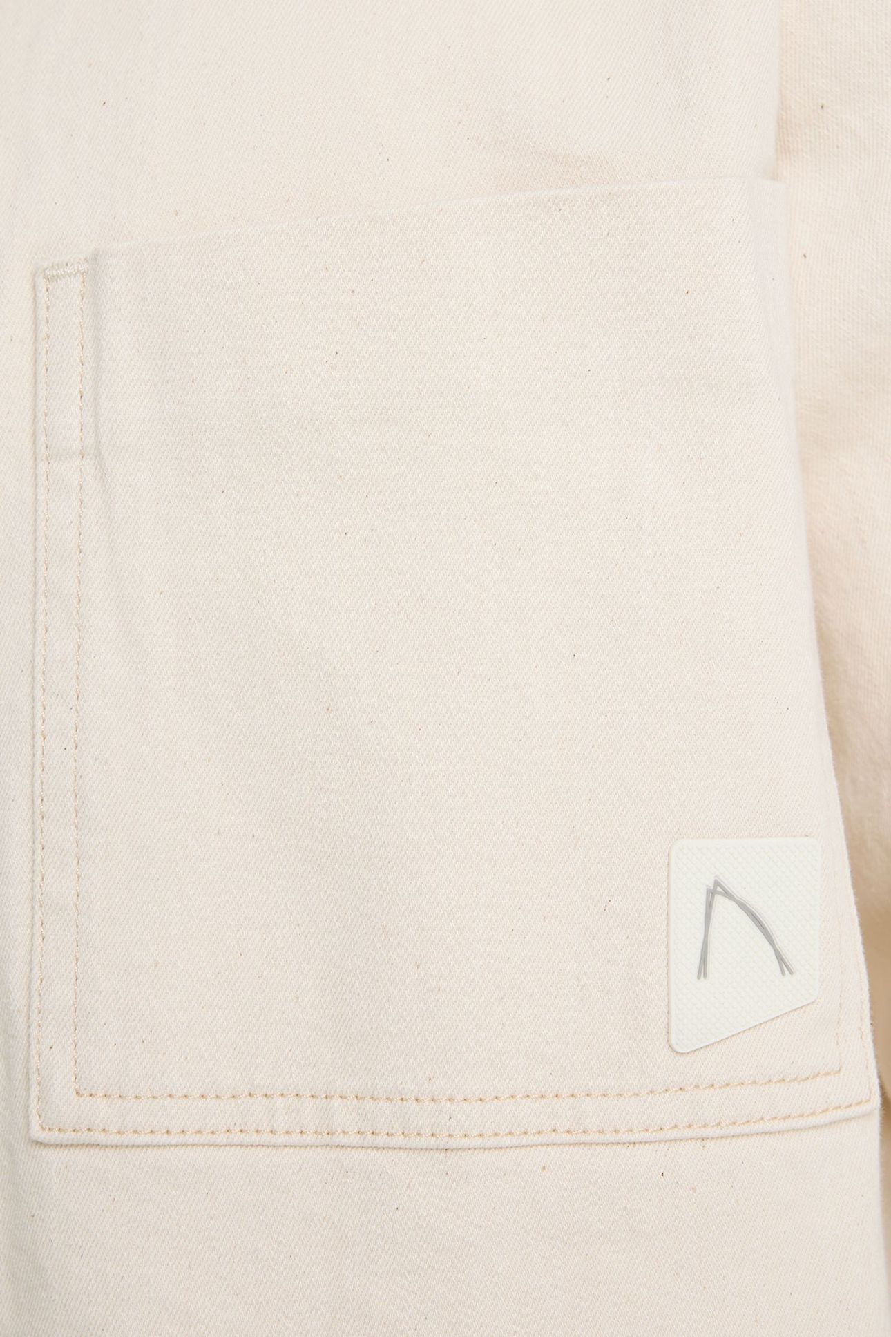 JAXON CURRENT SHIRT LONG SLEEVE WHITE DENIM 4