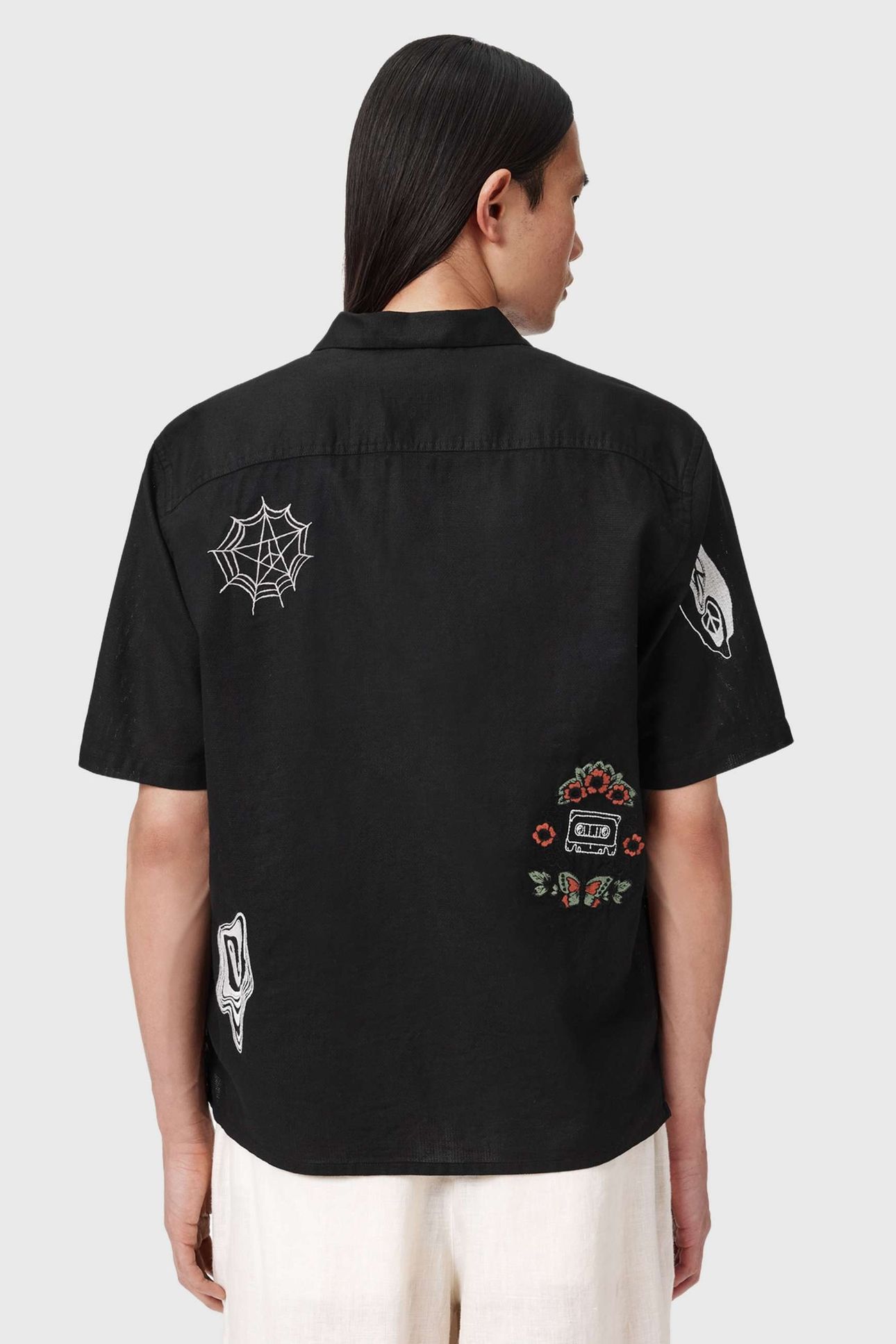 KARLTON SS SHIRT JET BLACK 4