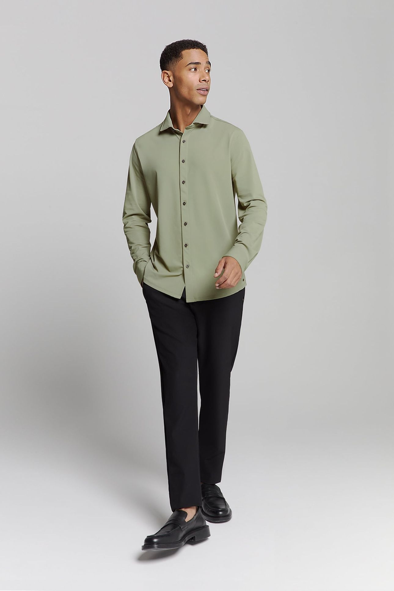 SHIRT JERSEY TRAVEL LIGHT ARMY 1