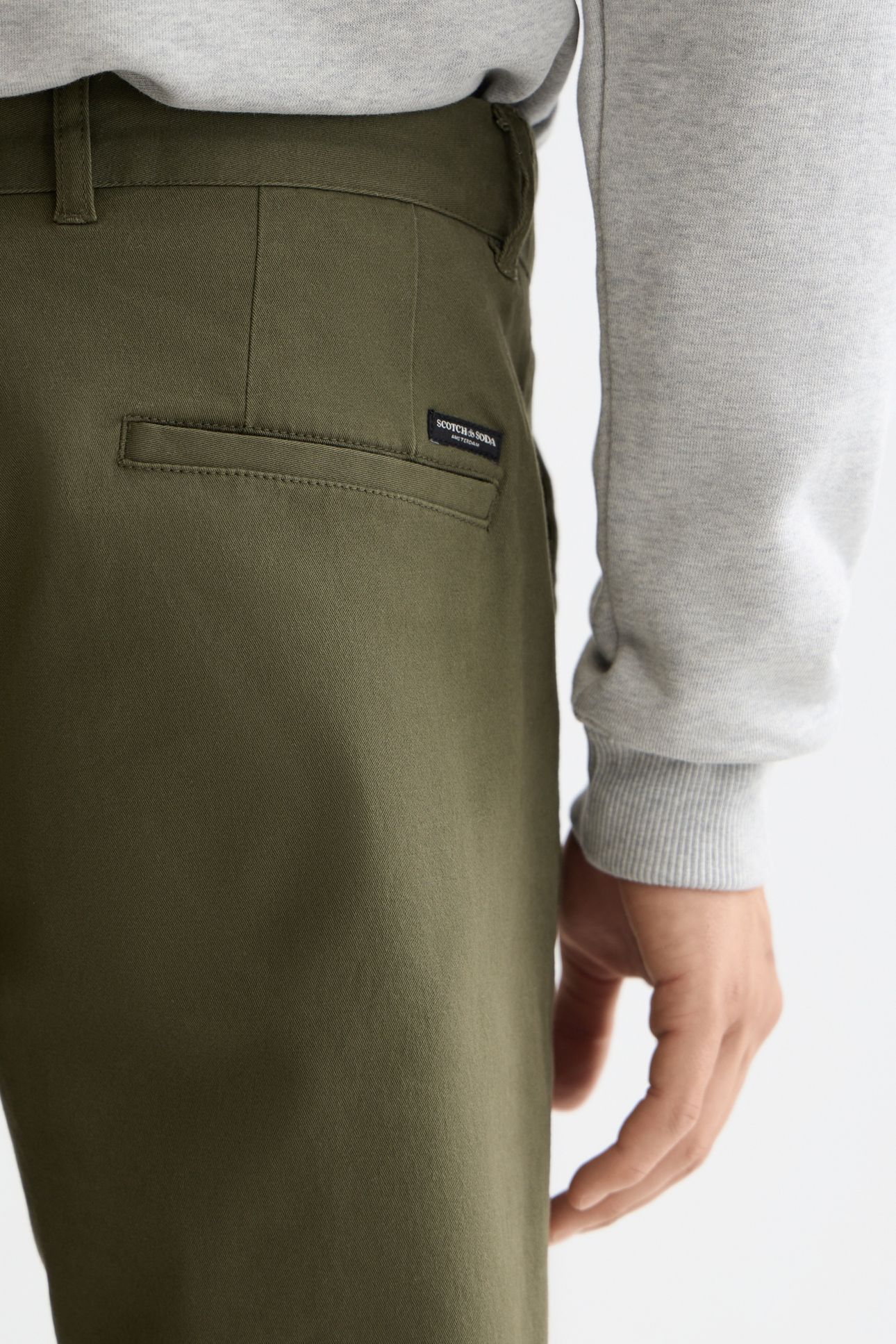 NOS MOTT COTTON-BLEND TWILL CHINO KHAKI 6