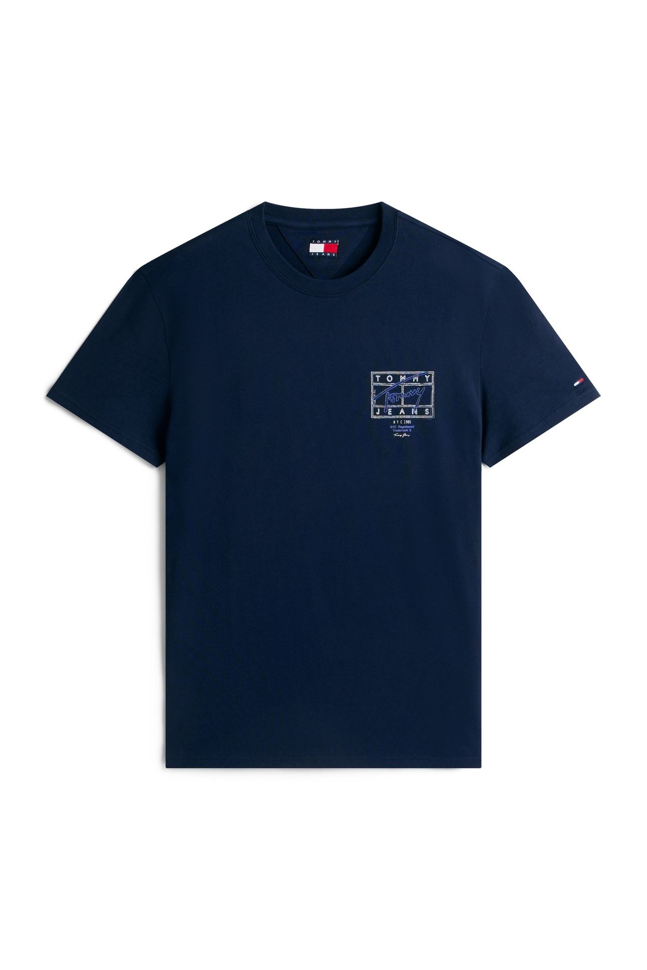 REGULAR SIGN SPRAY T-SHIRT DARK NIGHT NAVY 4