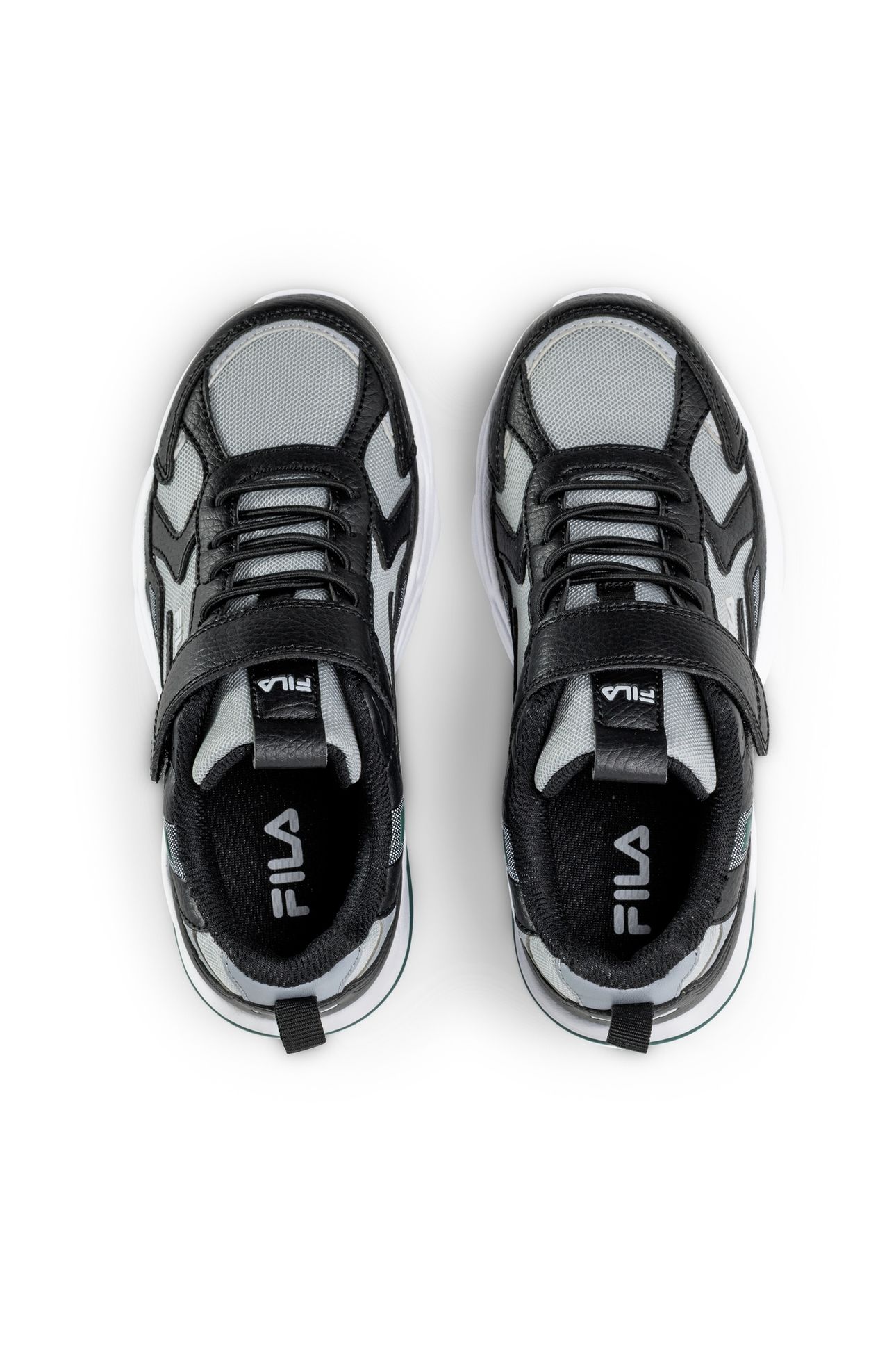 MADRUN VELCRO KIDS BLACK-POSY GREEN 5
