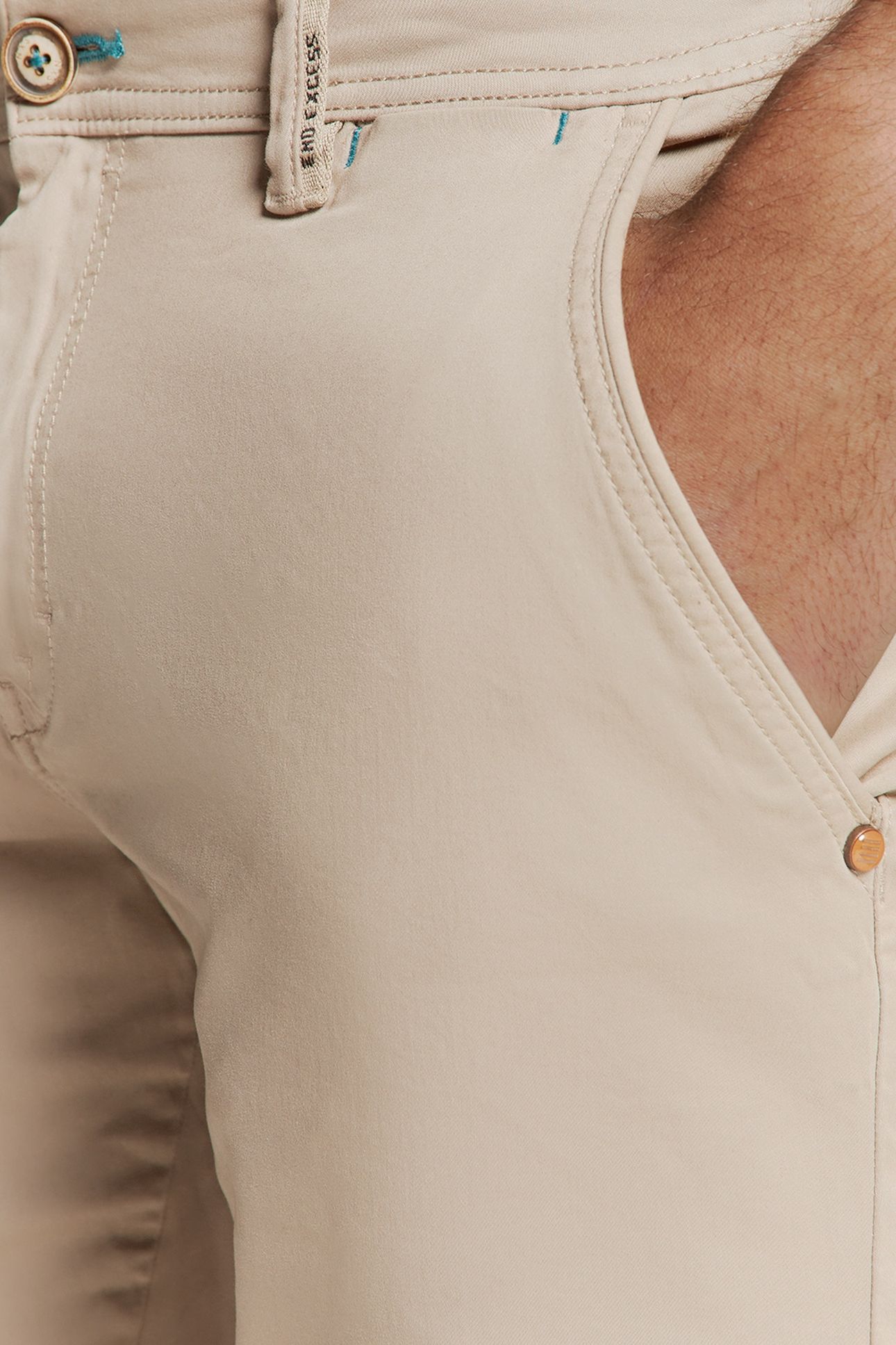 SHORT CHINO GARMENT DYED TWILL STRETCH LIGHT DESERT 7