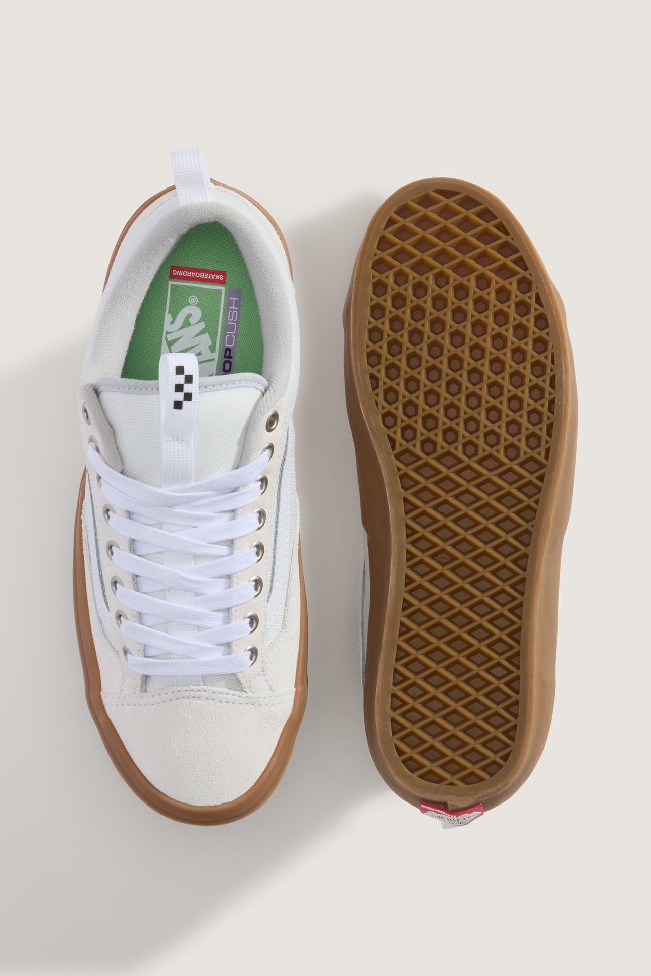 UNISEX SKATE OLD SKOOL 36 + WHITE/GUM 9