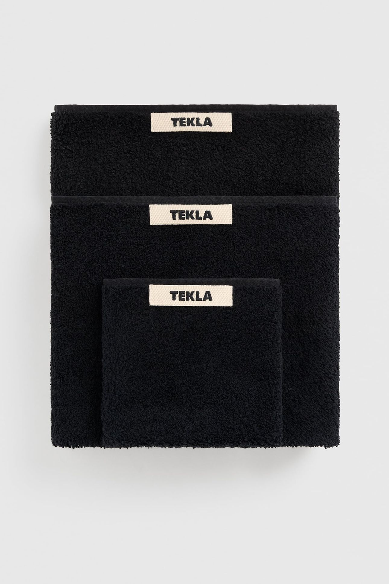 UNISEX WASHCLOTH BLACK 1