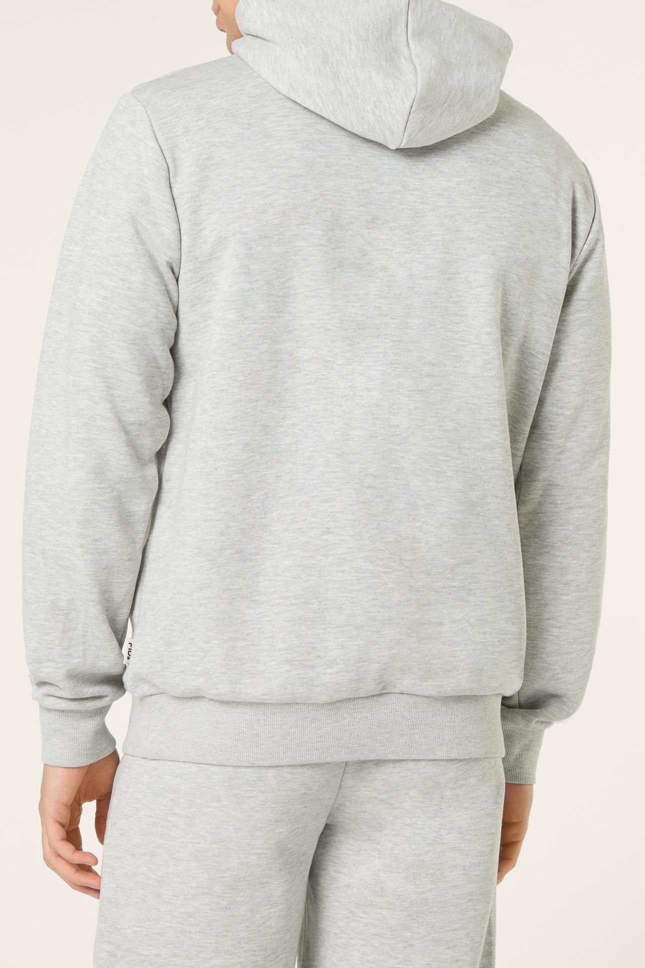 RIFREDI REGULAR GRAPHIC HOODIE LIGHT GREY MELANGE 3