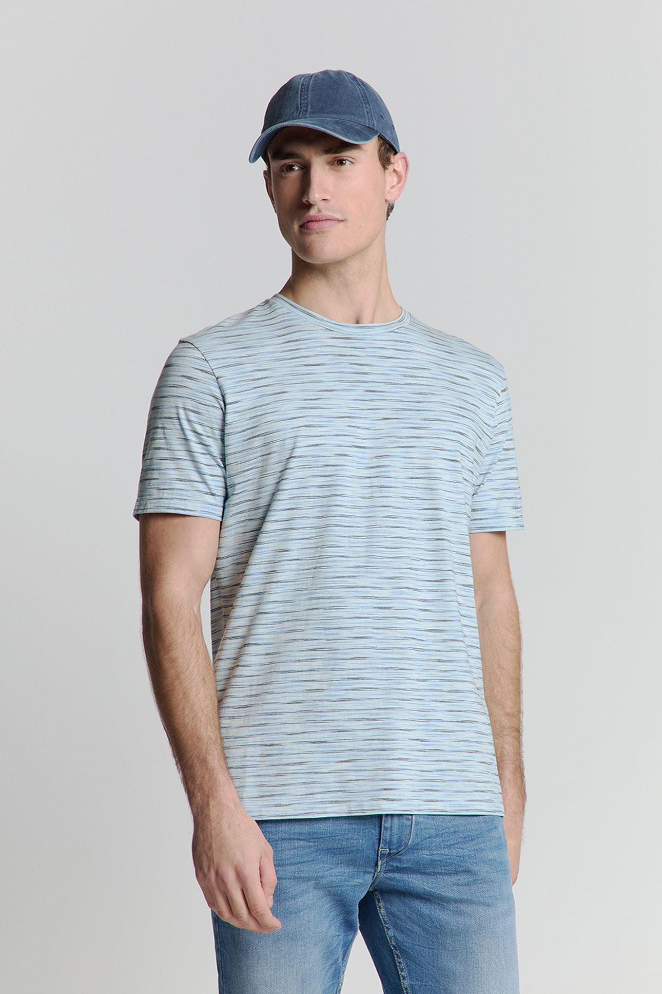 T-SHIRT CREWNECK MULTI COLOURED MELANGE CLOUD 3
