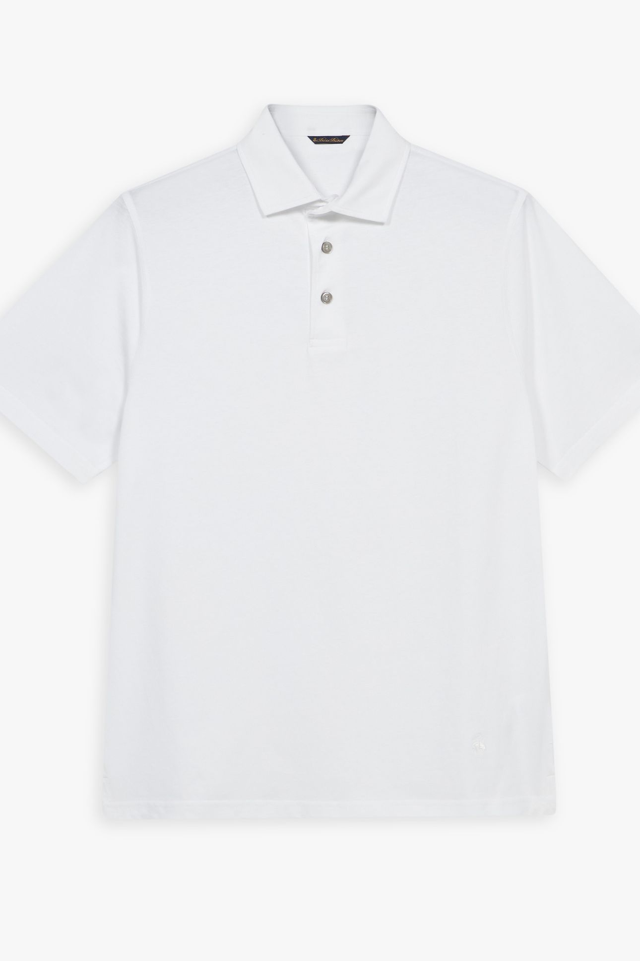 WHITE COTTON POLO SHIRT WHITE 3