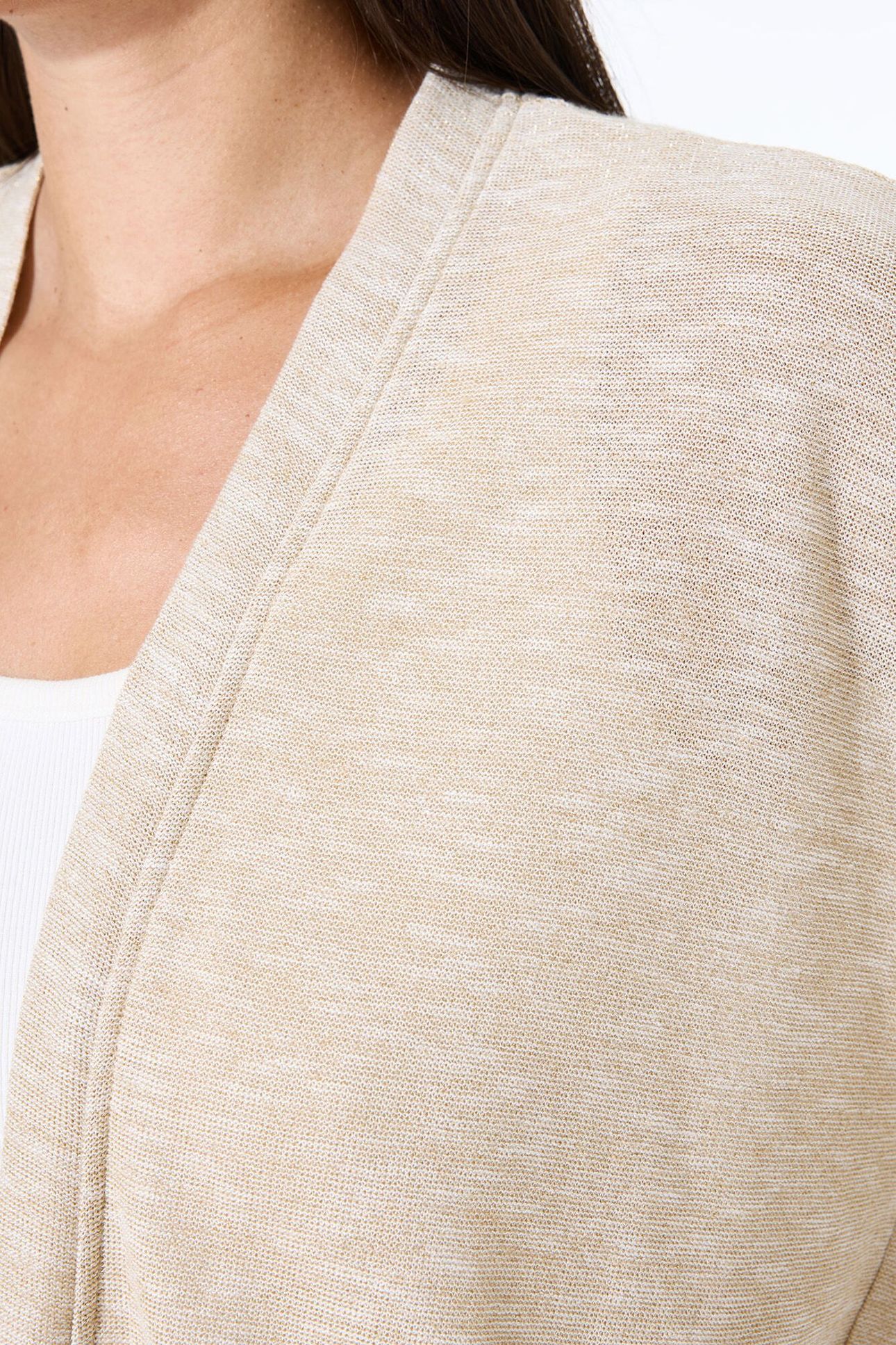 LADIES CARDIGAN BEIGE STONE 5