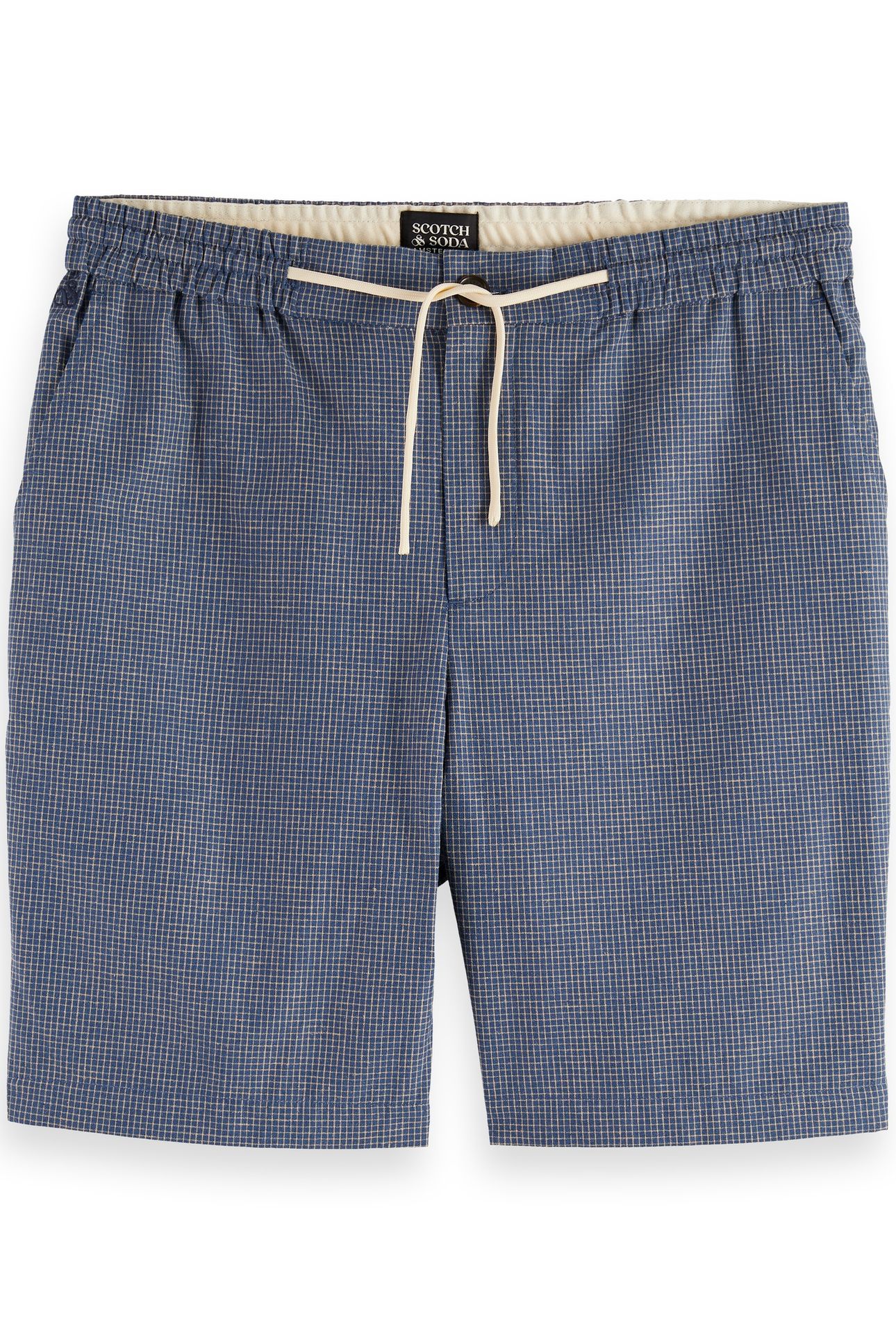 FAVE - RELAXED FIT YARN-DYED COTTON-LINEN BERMUDA SHORT ATLA 5