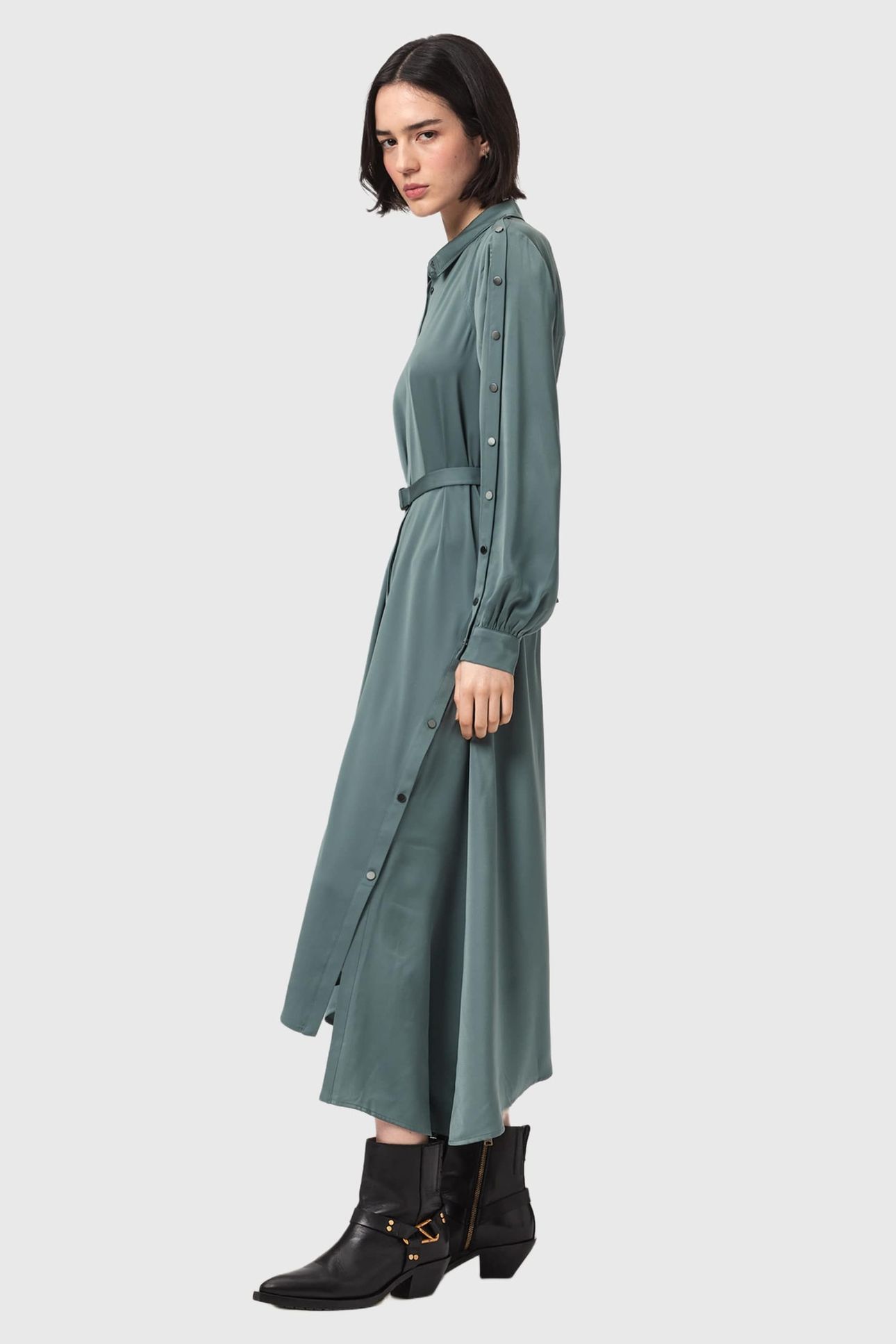 LEXI DRESS STEEL BLUE 4
