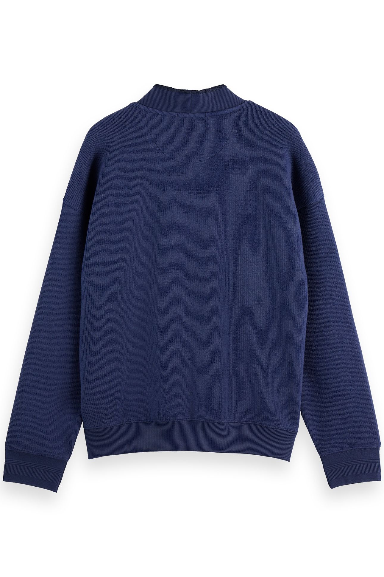 LOOSE FIT BUTTON DOWN SWEATSHIRT PEACOAT 5