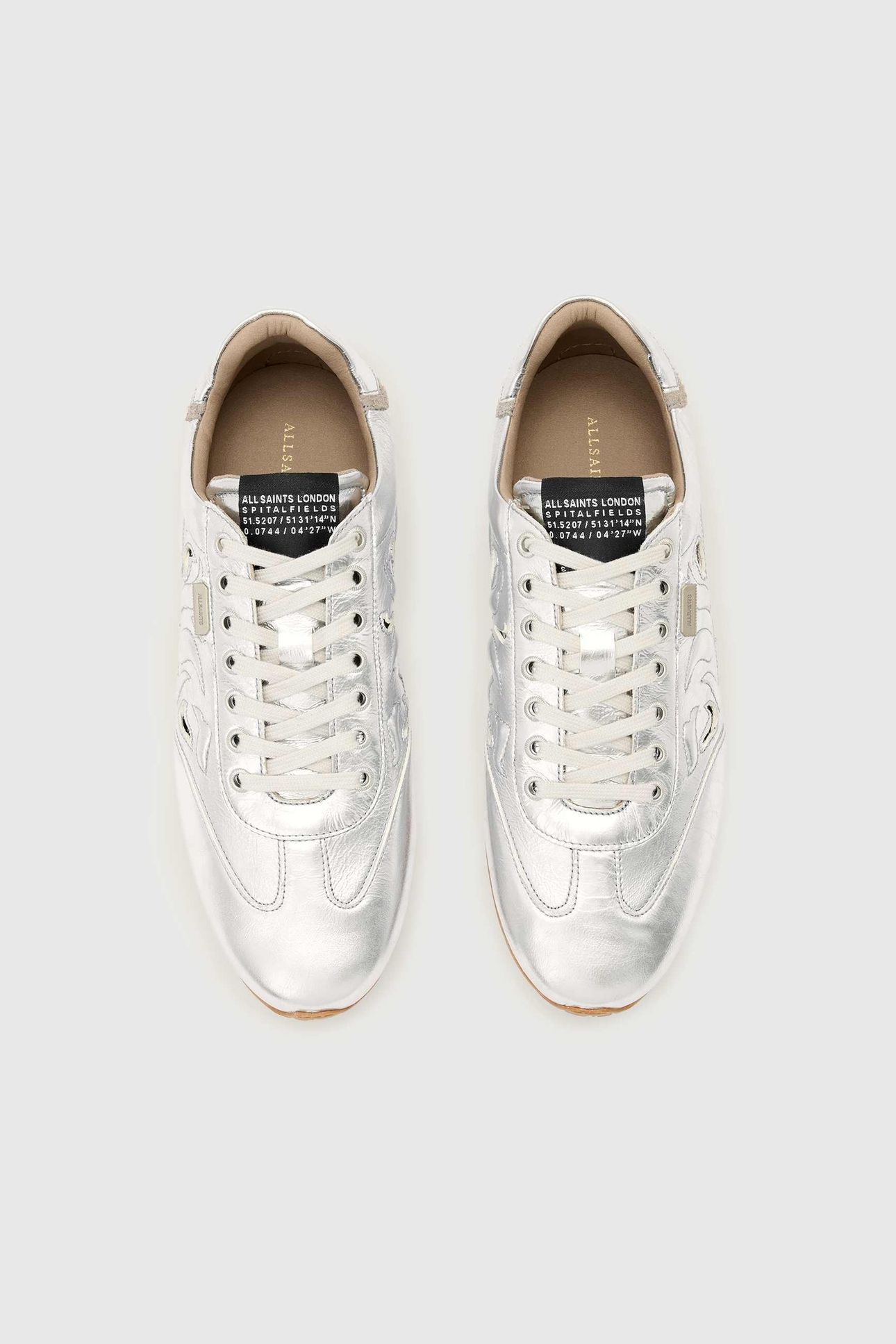 LIAM WESTERN SNEAKER SILVER SHINE 4