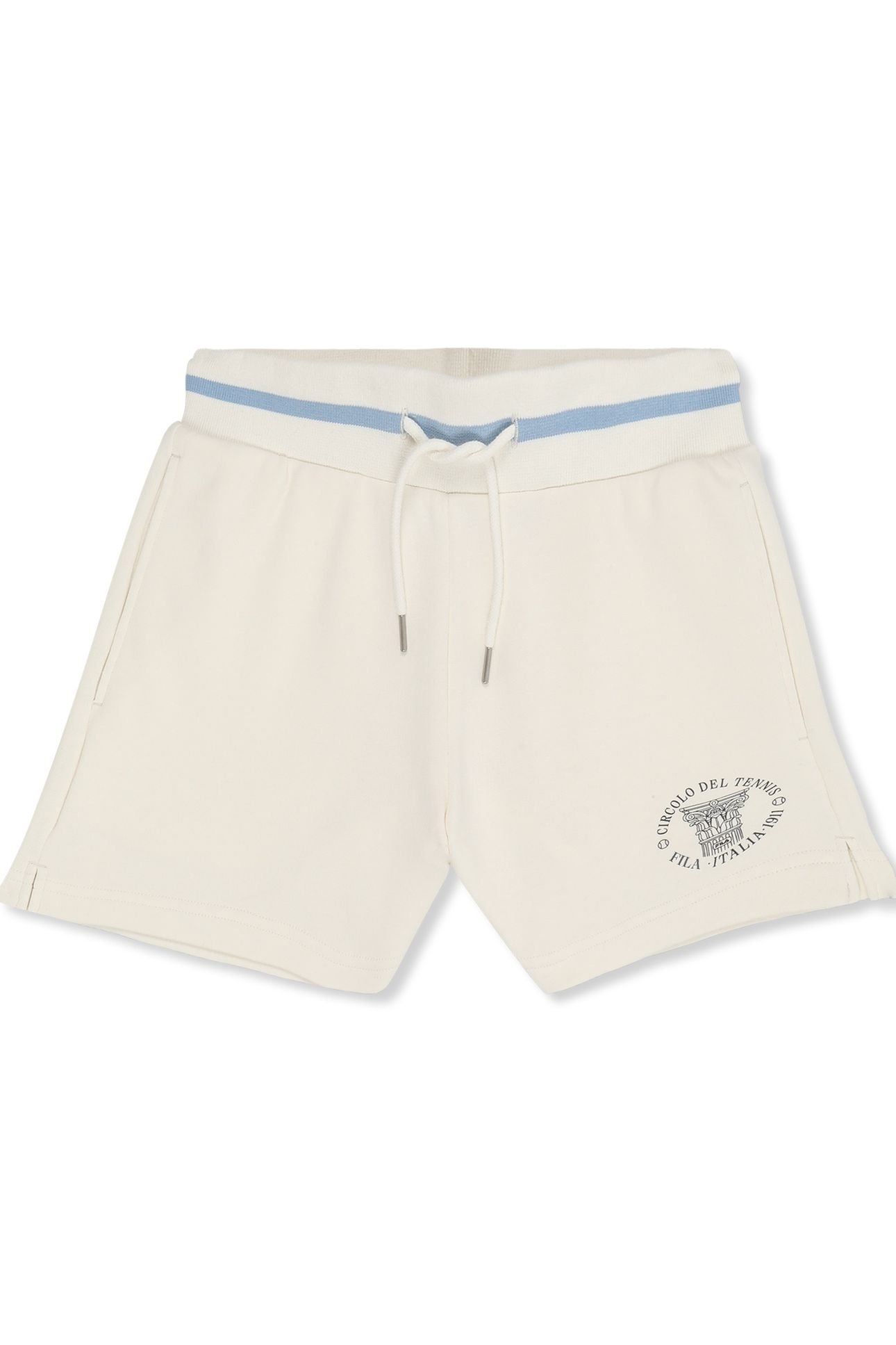 MARLIA HIGH WAIST GRAPHIC SWEAT SHORTS EGRET 5
