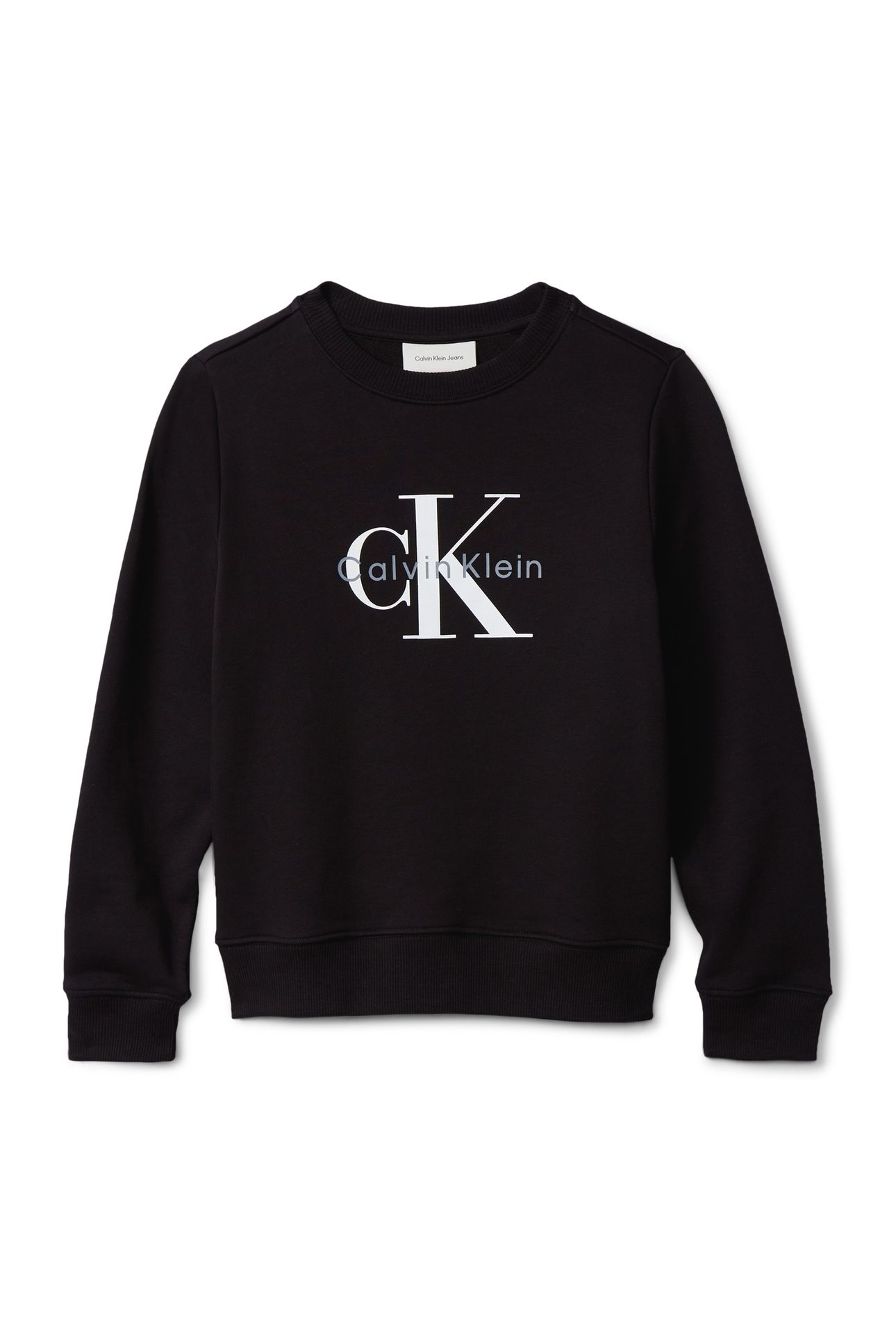 UNISEX MONOGRAM TERRY CREWNECK CK BLACK 5