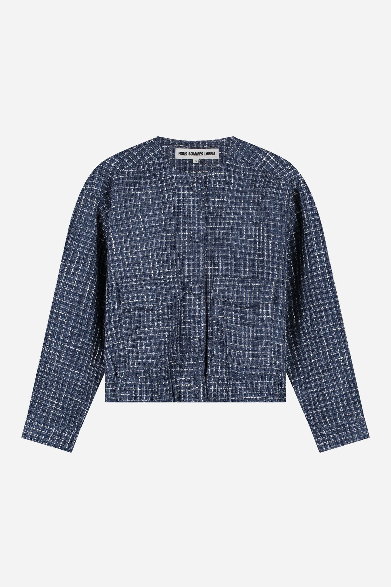 NOUS SOMMES LABELS – SUSIE TWEED JACKET NAVY 4