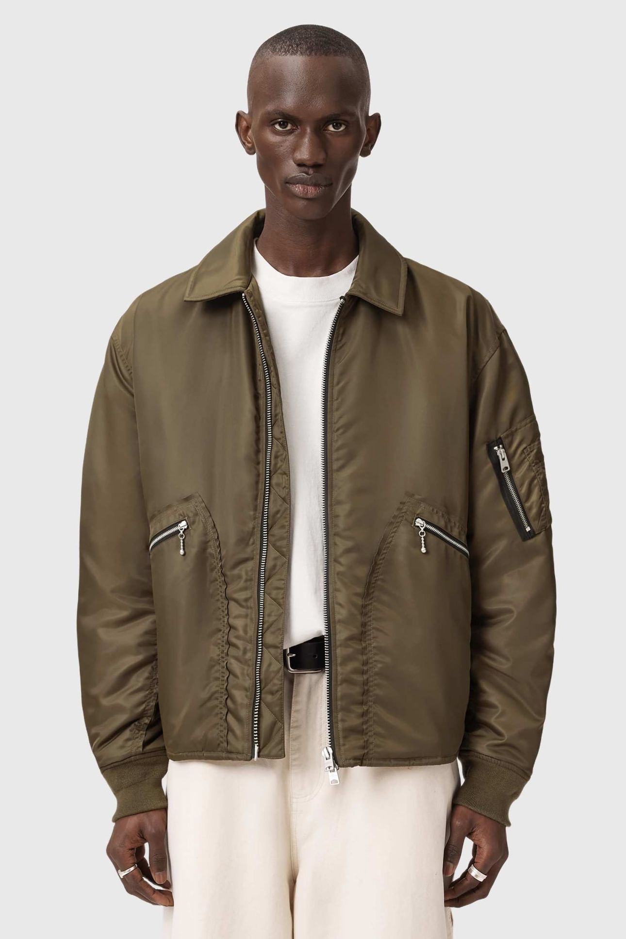 FALLON BOMBER KHAKI BROWN 1