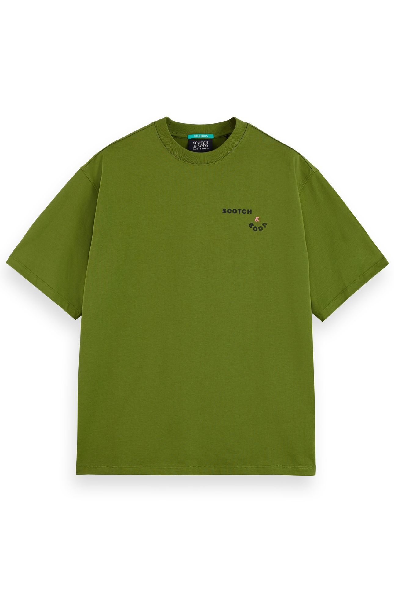 LOOSE FIT FRONT AND BACK ARTWORK T-SHIRT CALLA GREEN 5