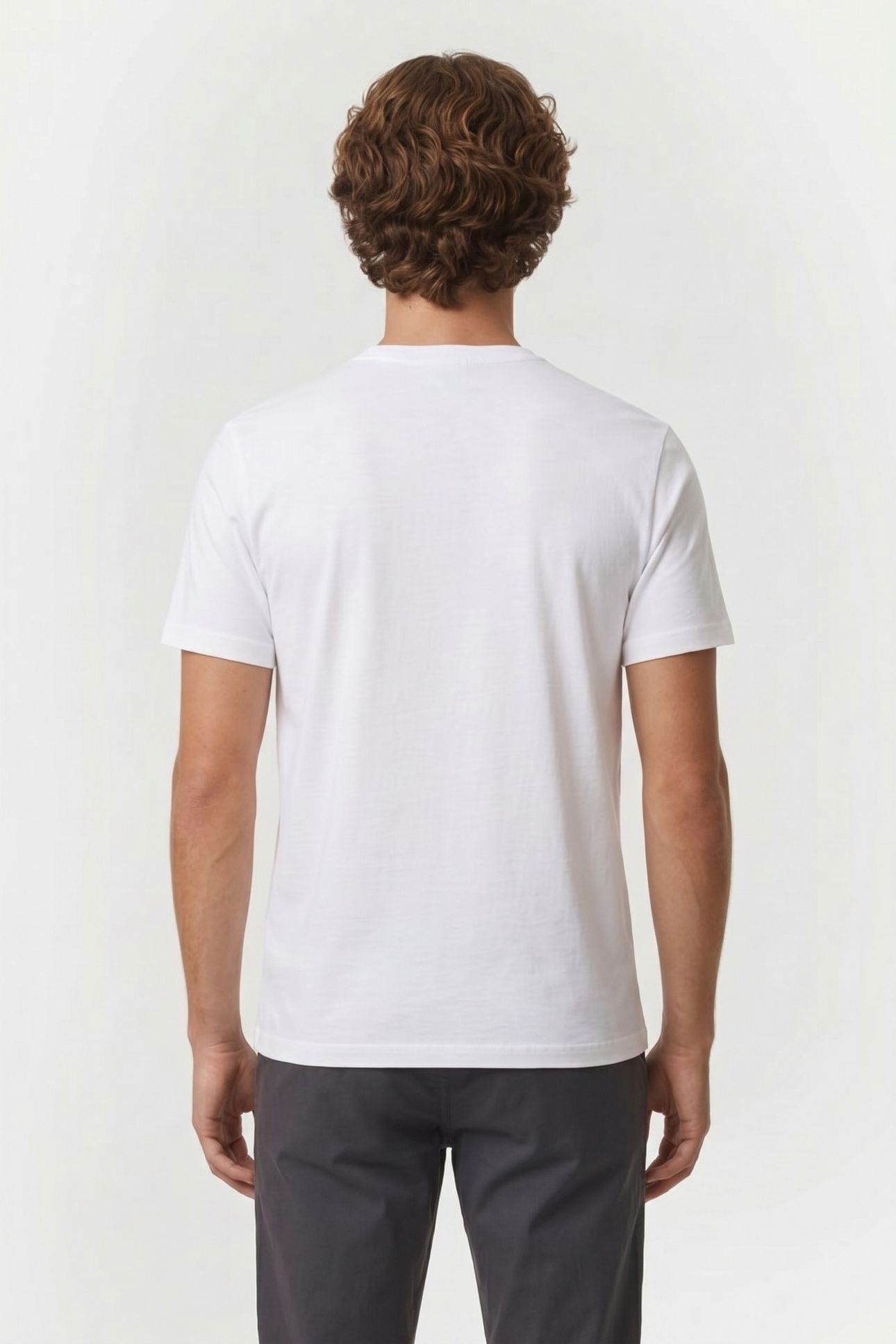 COTTON T-SHIRT OPEN WHITE 2