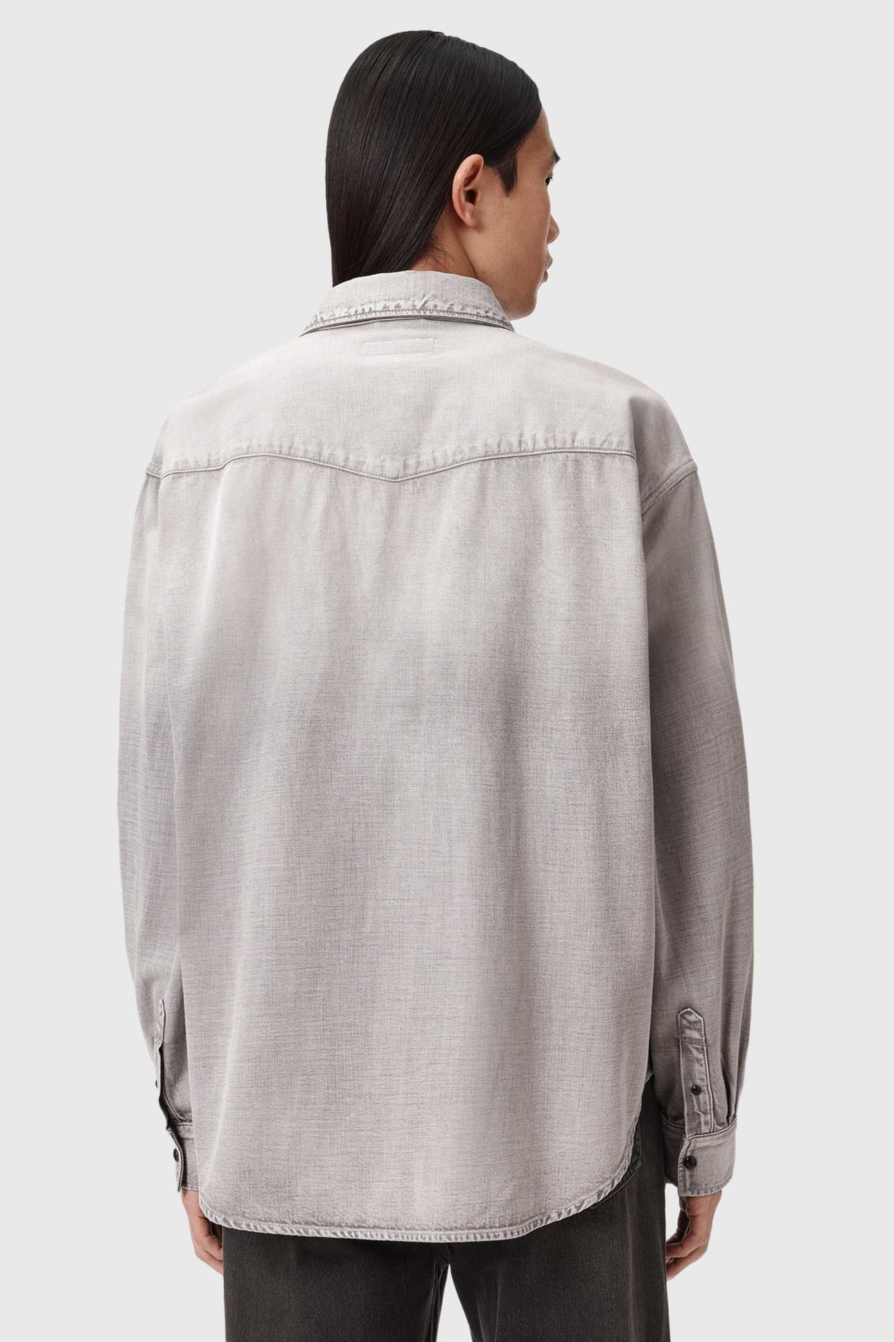 AL DENIM SHIRT LIGHT GREY 3