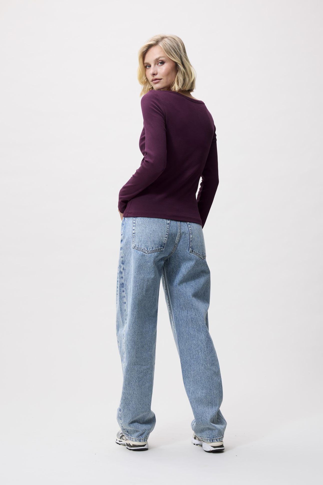 BOATNECK RIB LONG SLEEVE WINETASTING 3