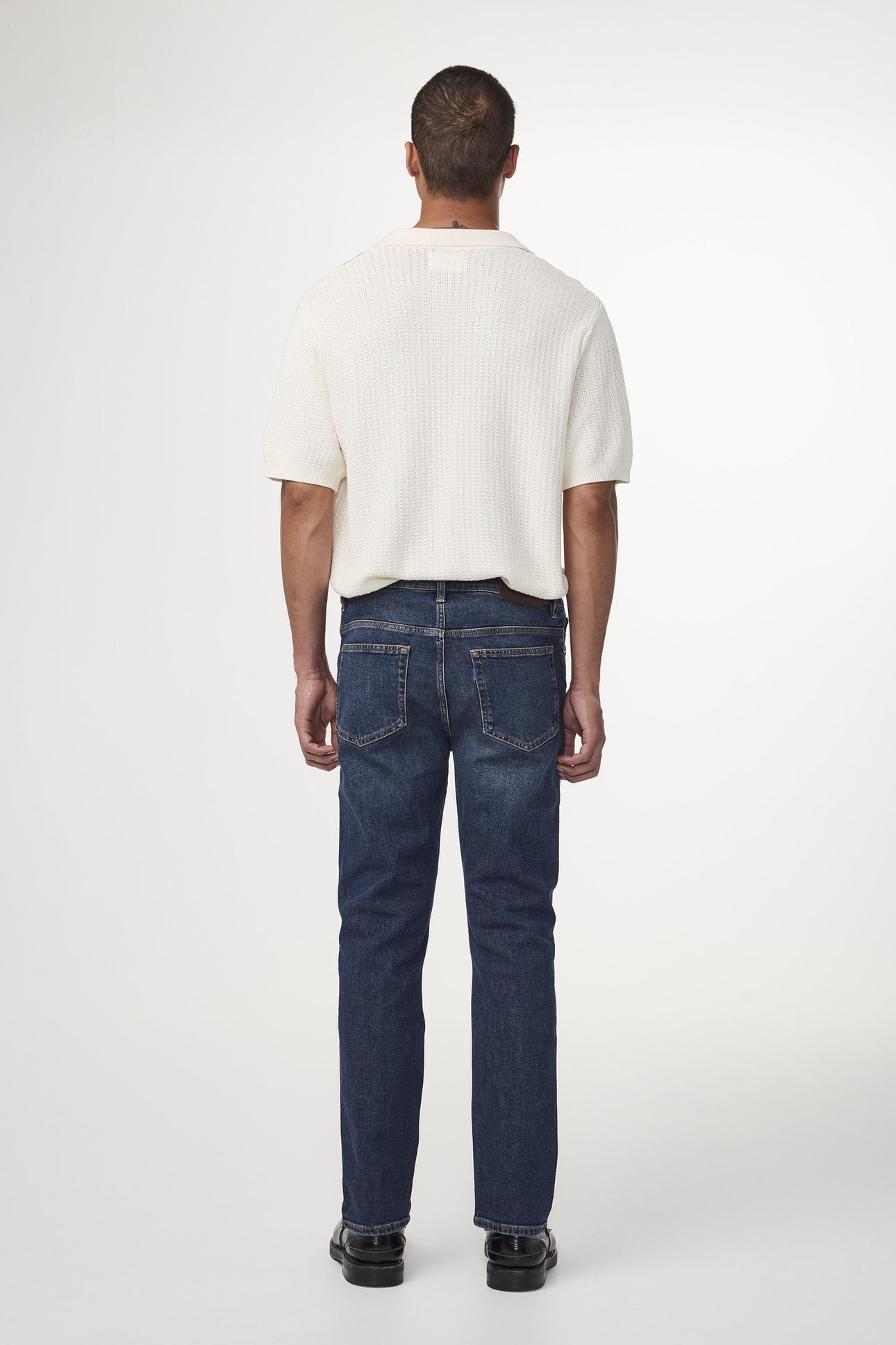 NN07 JOHNNY 1839 MEN'S STRAIGHT FIT LONG JEANS BLUE DENIM 2