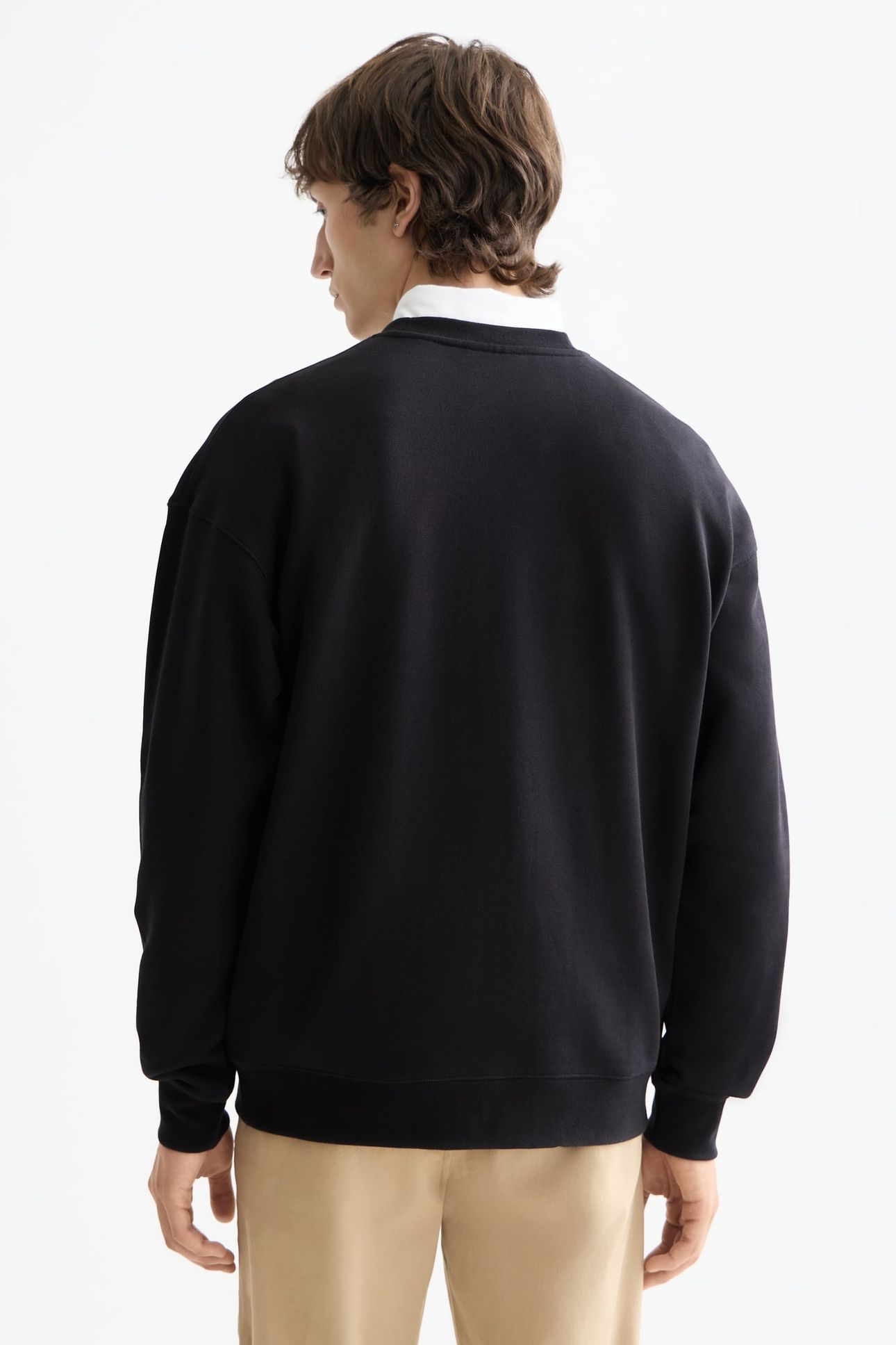 CORE - LOGO FRONT CHEST SWEATSHIRT BLACK 3