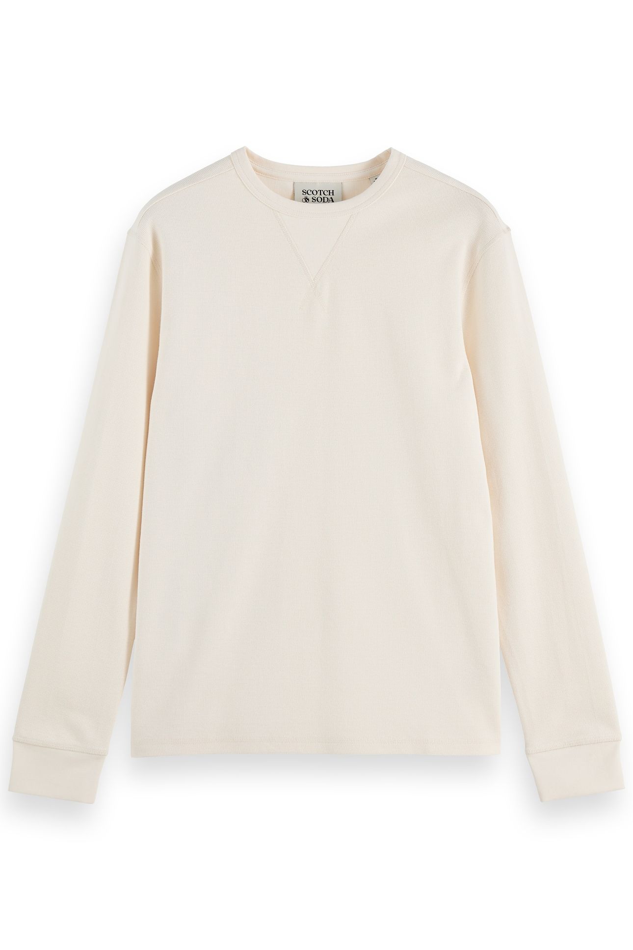 WAFFLE T-SHIRT LS EGGNOG 4