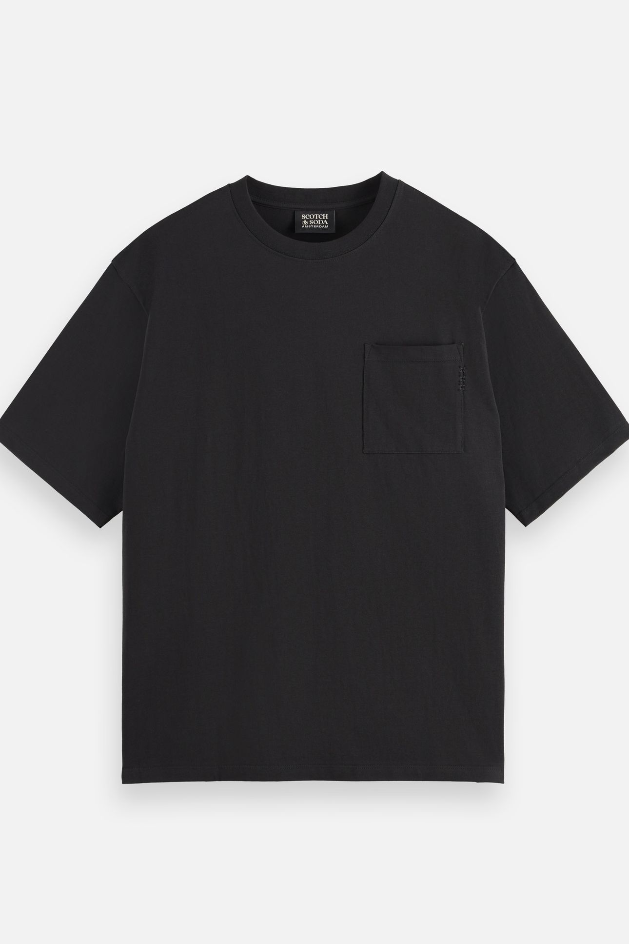 CORE - 3 CROSSES LOOSE FIT POCKET T-SHIRT BLACK 5