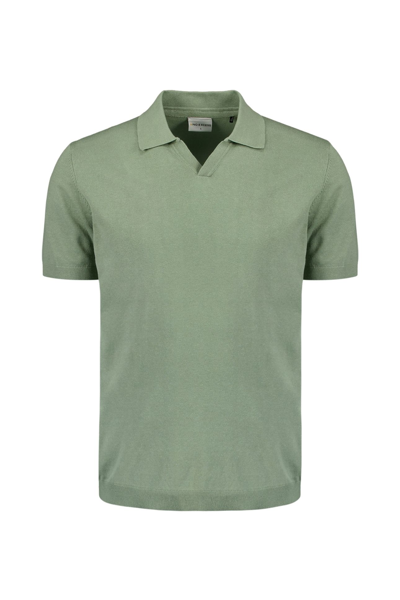 PULLOVER SHORT SLEEVE POLO V SOLID GREEN 5