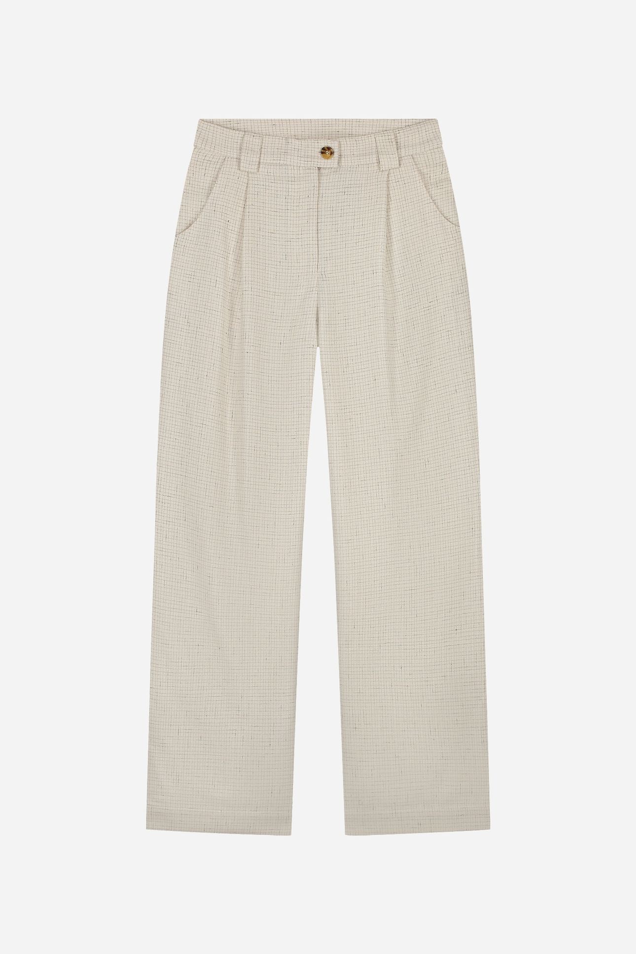 NOUS SOMMES LABELS – RHODIE TWEED PANTS WHITE 4