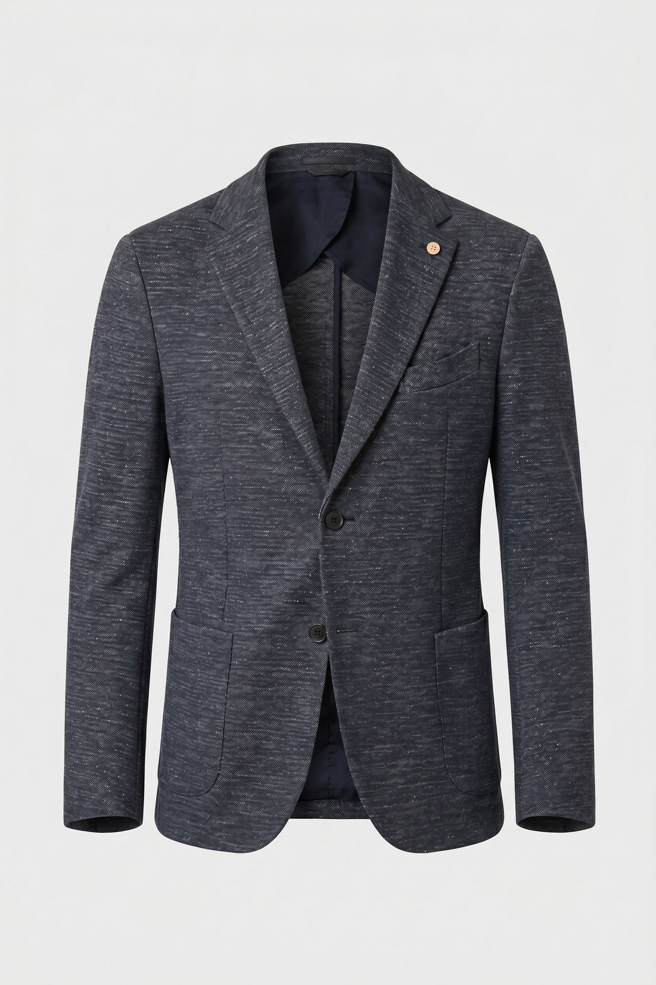 JACKET REGULAR LINING LINEN NAVY 5