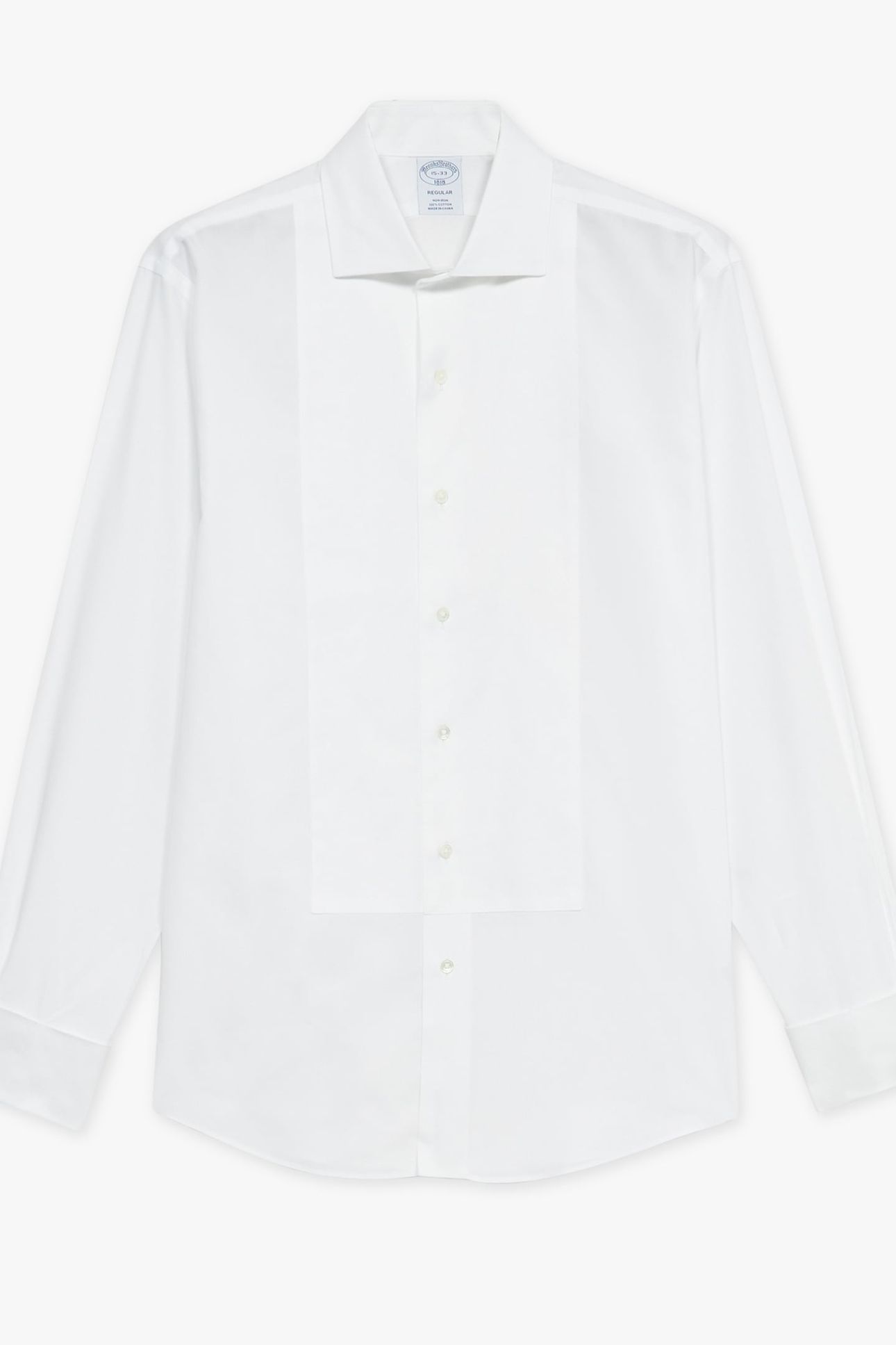 NON-IRON REGULAR SOLID SHIRT WHITE 1