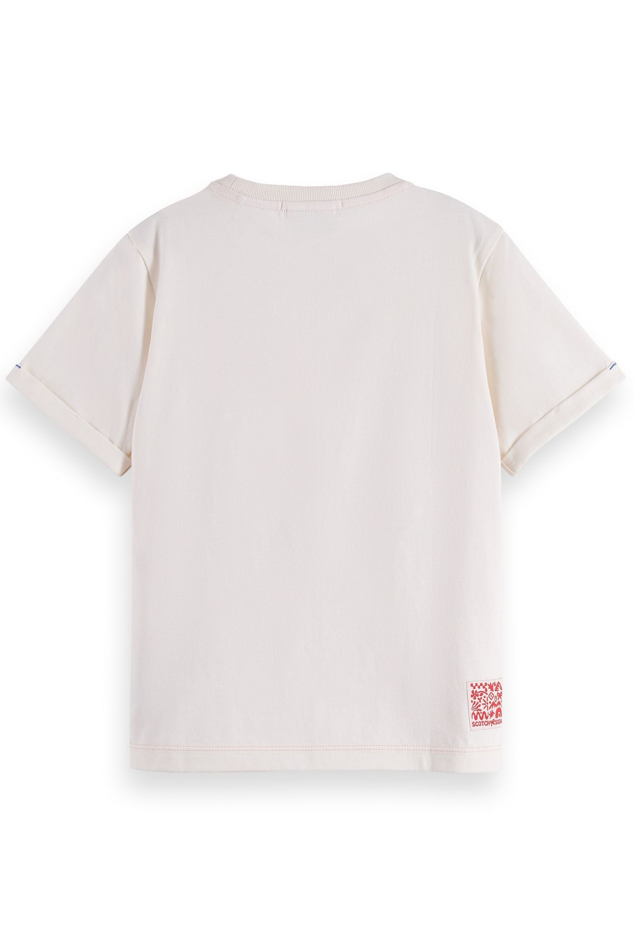 GIRL RELAXED-FIT T-SHIRT WITH FRONT ARTWORK EGGNOG 2