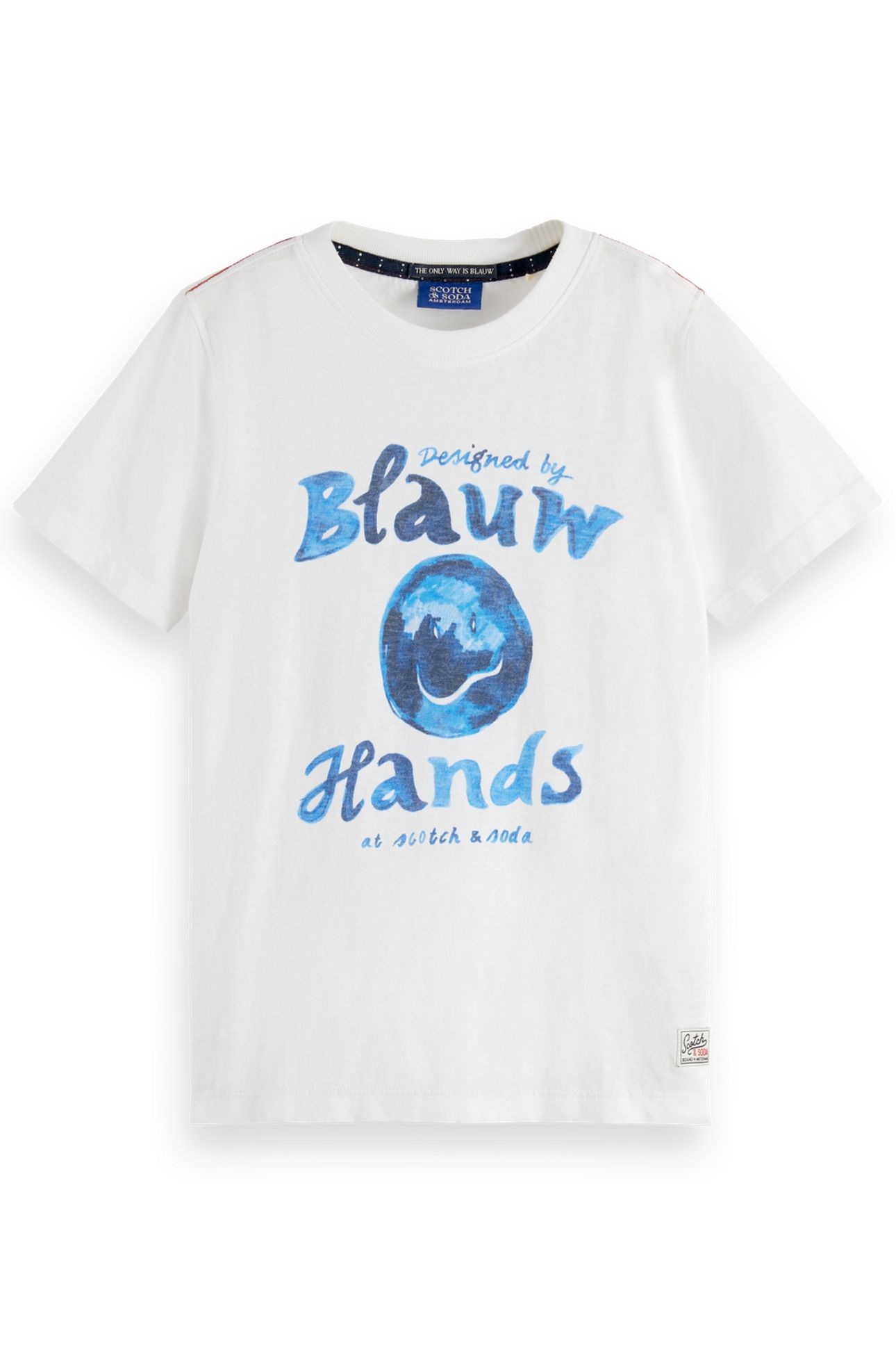 BOY REGULAR-FIT WASHED ARTWORK T-SHIRT OFFWHITE 1