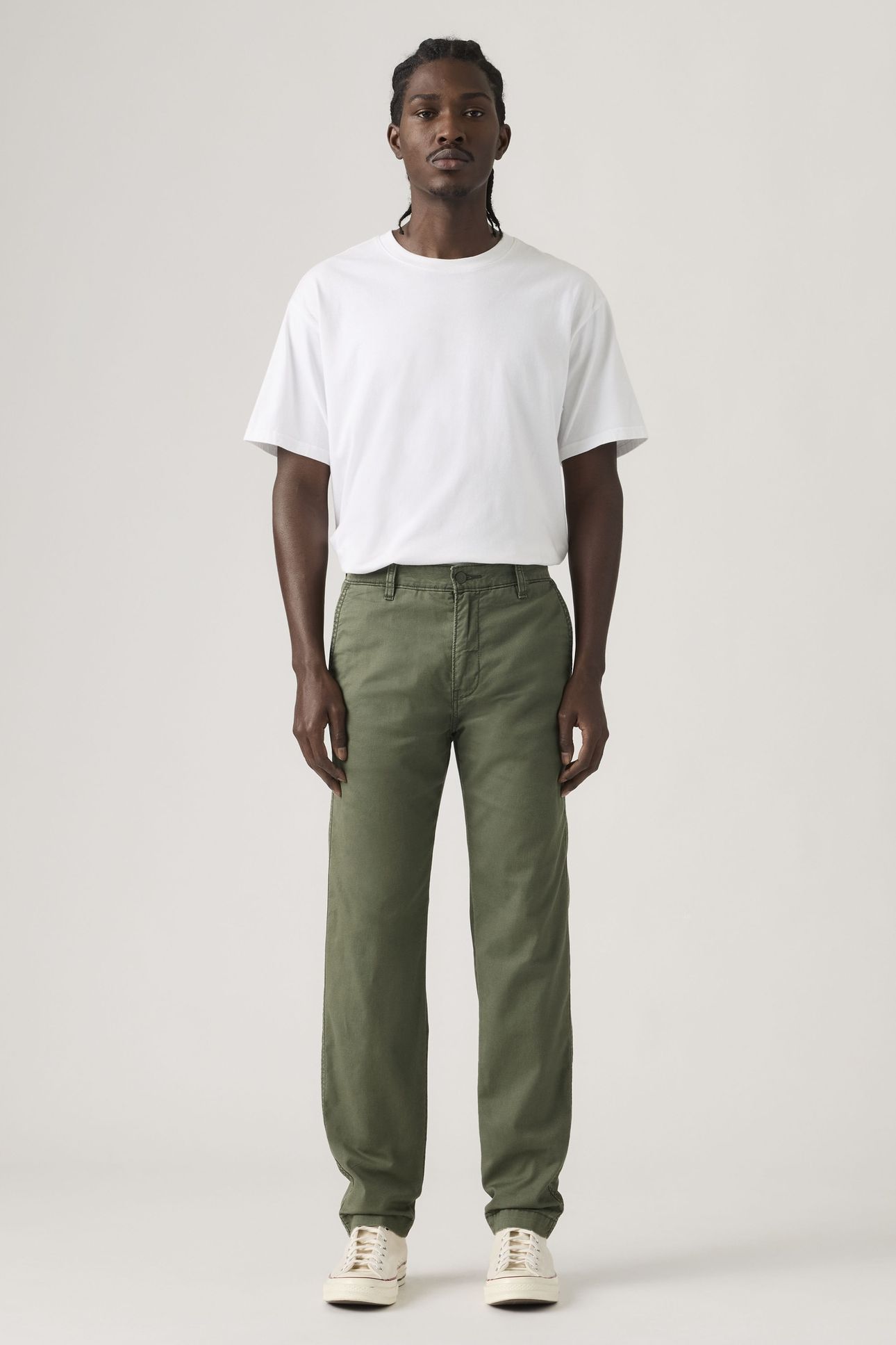 XX CHINO STANDARD TAPER LIGHTWEIGHT LINEN PANTS 1
