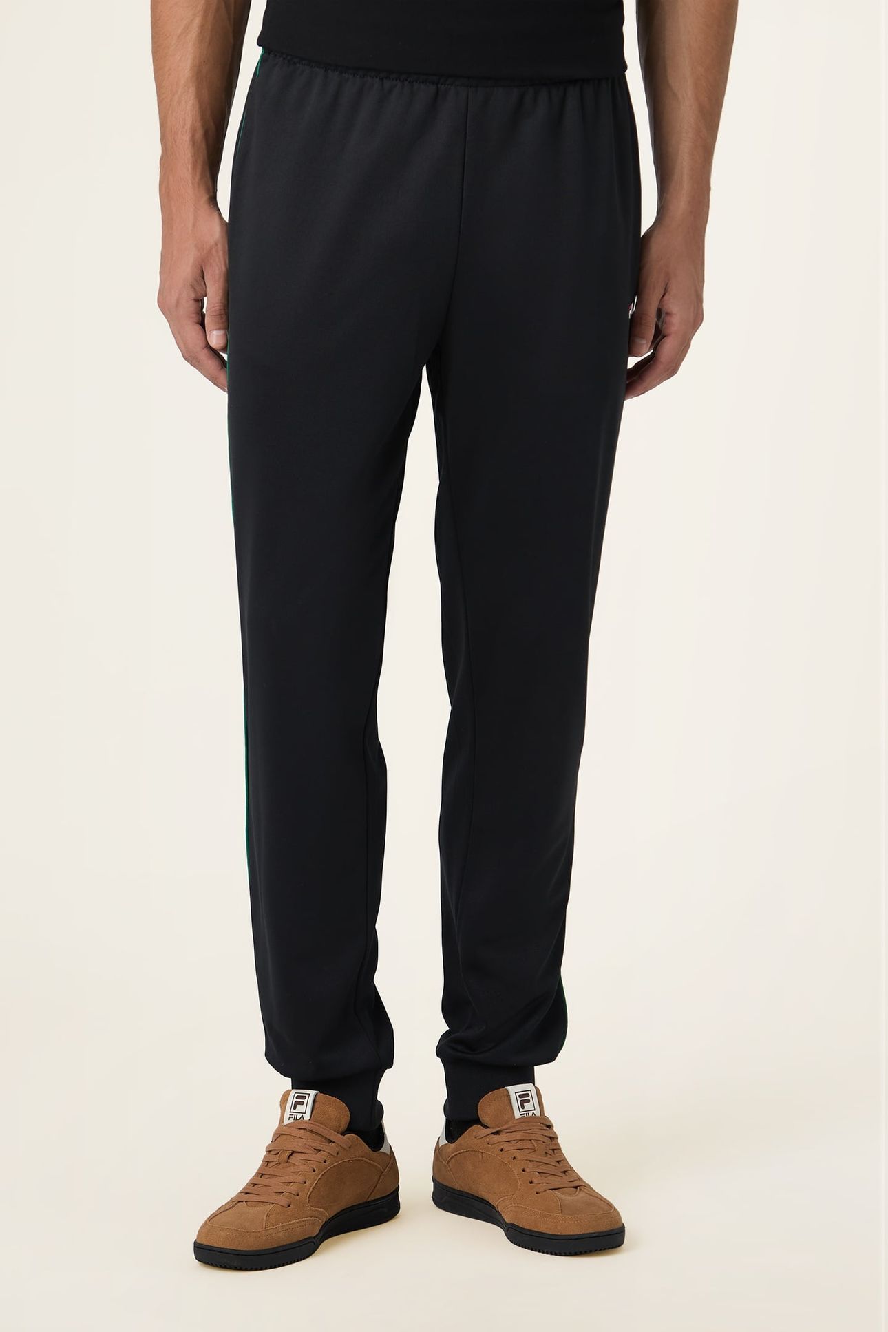 SAGANO REGULAR TRACK PANTS BLACK 1