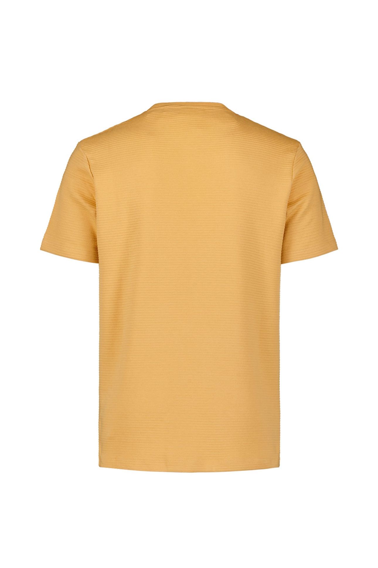 T-SHIRT CREWNECK SOLID RELIEF JACQUARD YELLOW 2