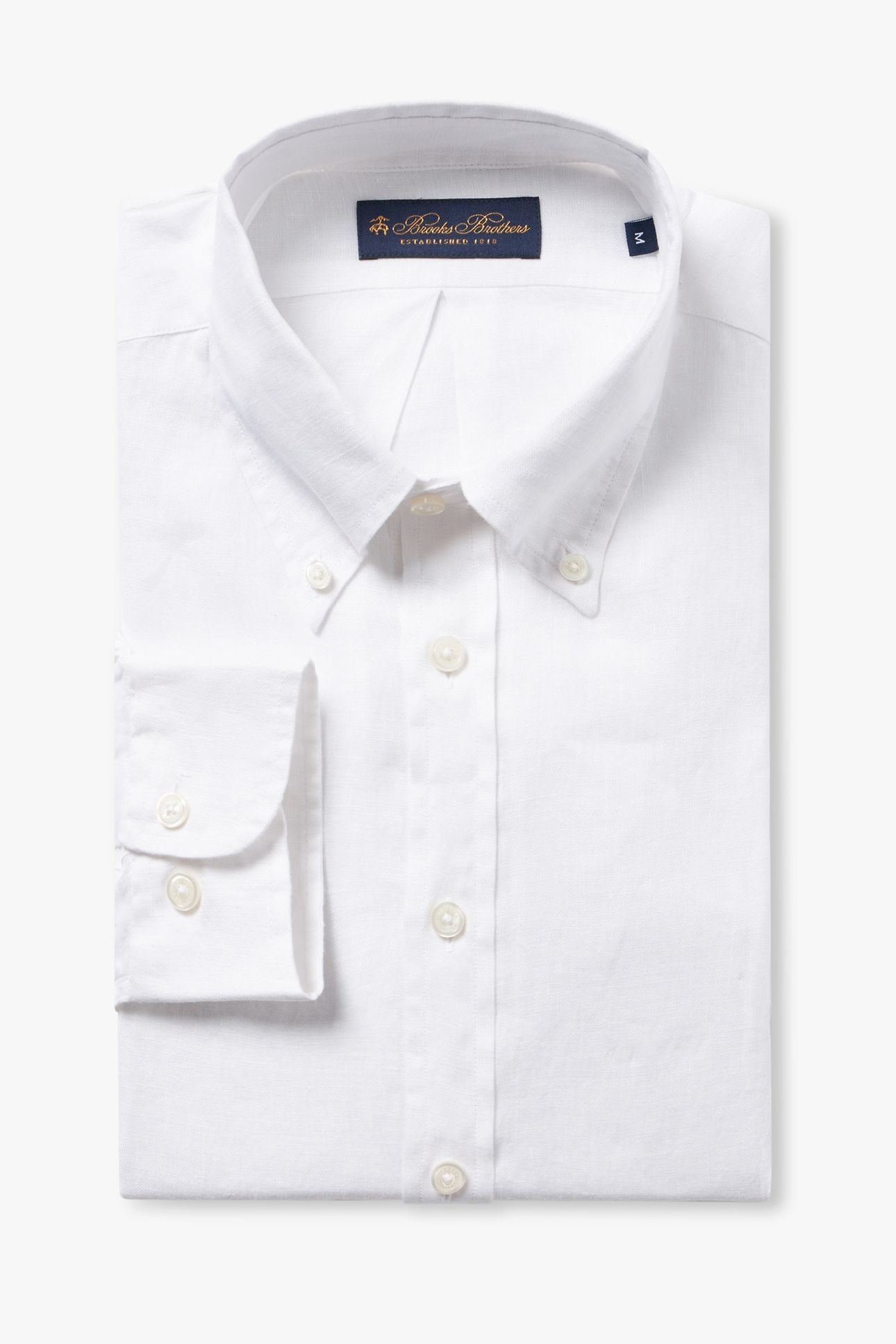 BUTTON DOWN SHIRT LINEN WHITE 2