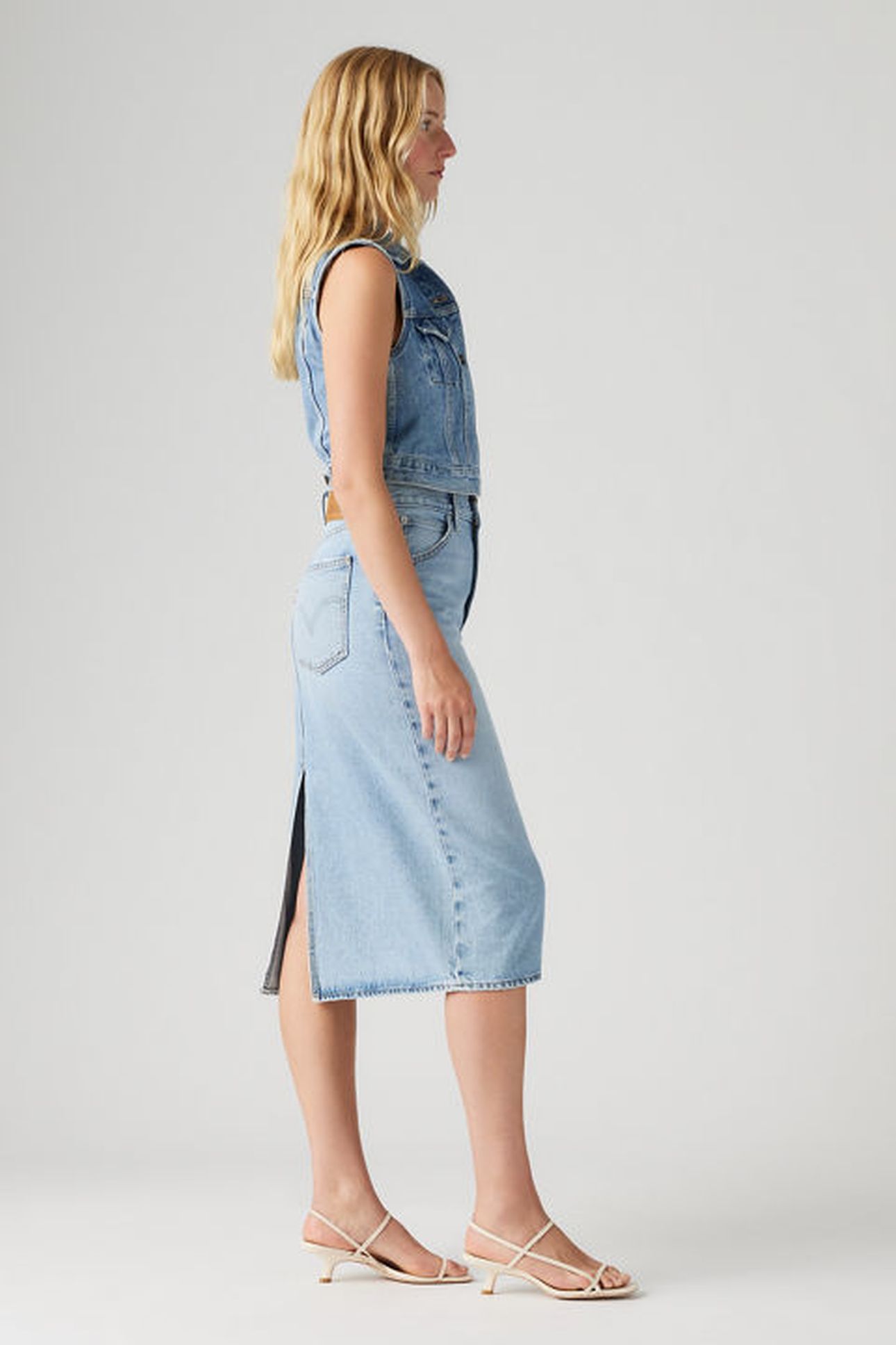 HIGH RISE BACK SLIT SKIRT 6