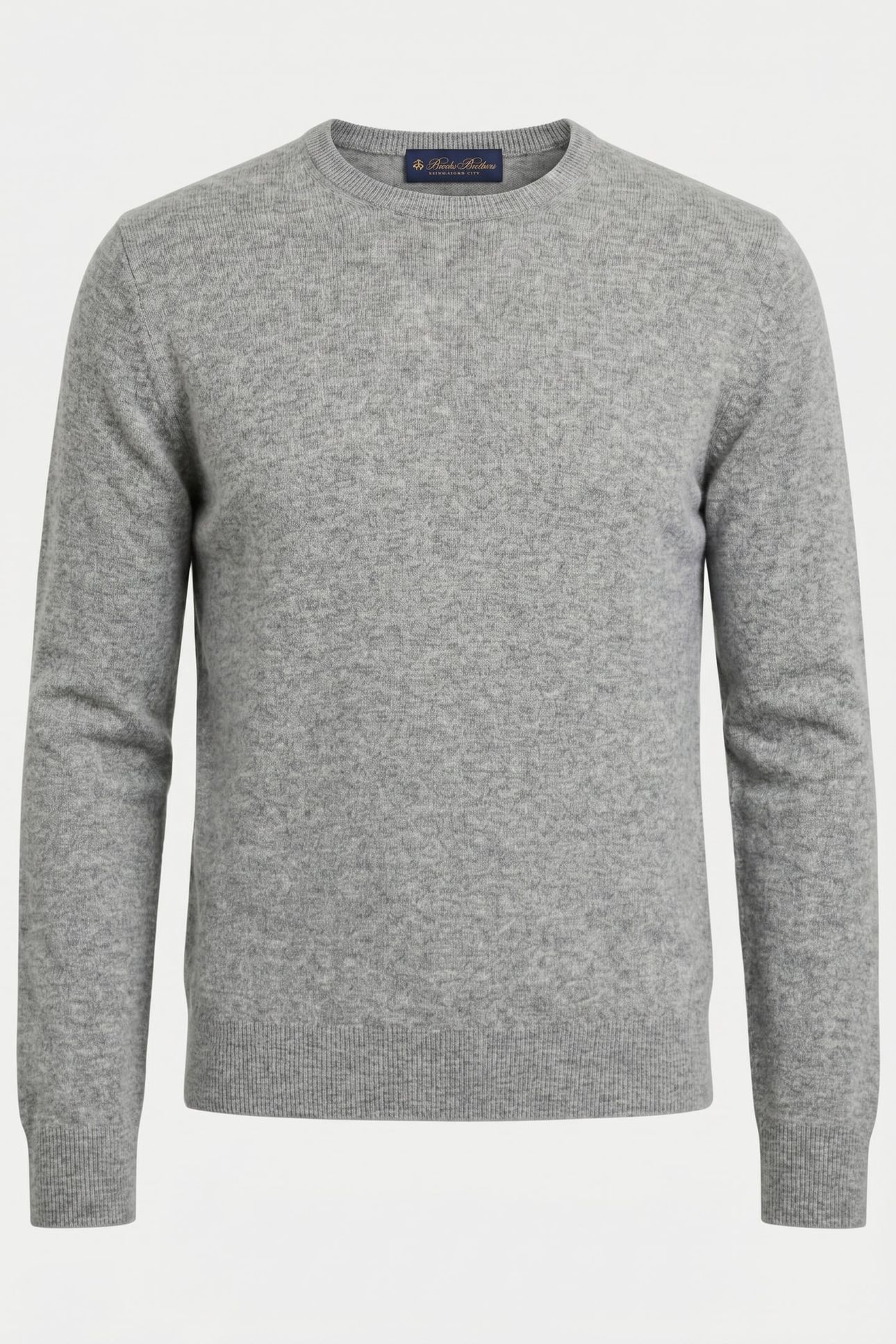 CASHMERE CREWNECK LIGHT GREY 5